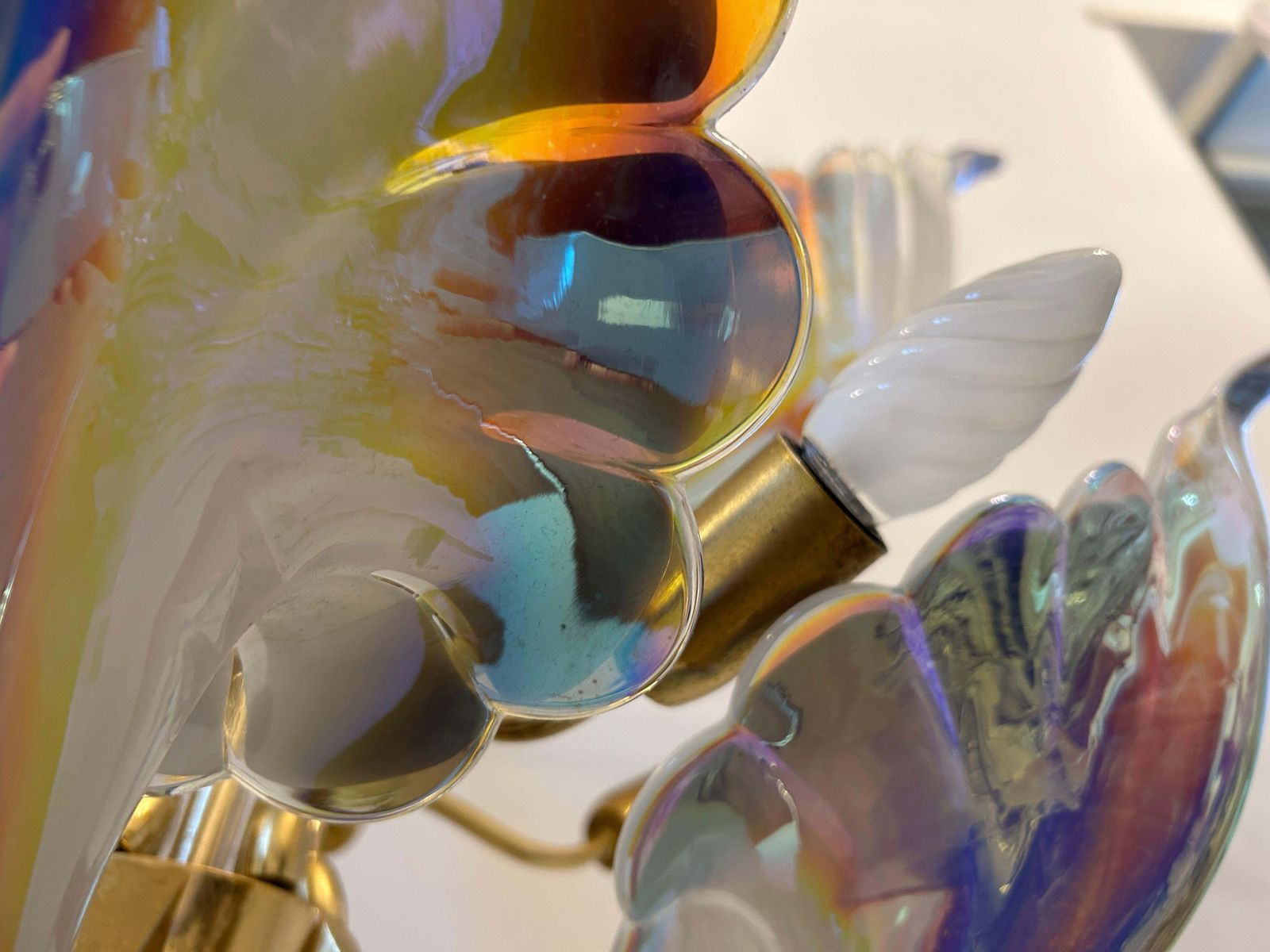 Wings Of Freedom, Majestic Murano Chandelier, 1980's photo 2709.0