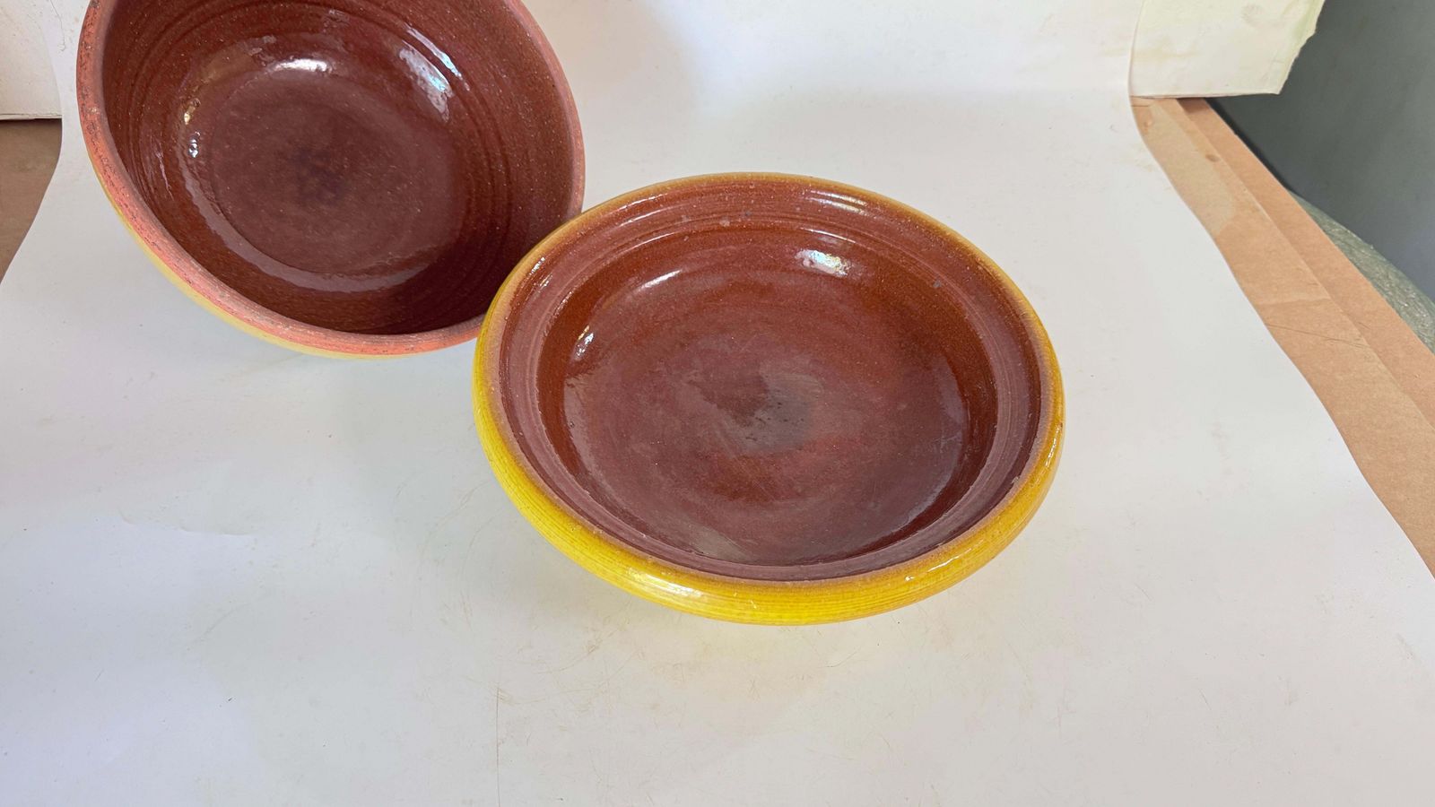 Glazed Terracotta Tajine Soup Tureen Early 20th Century Yellow Enameled Pottery photo 468.0