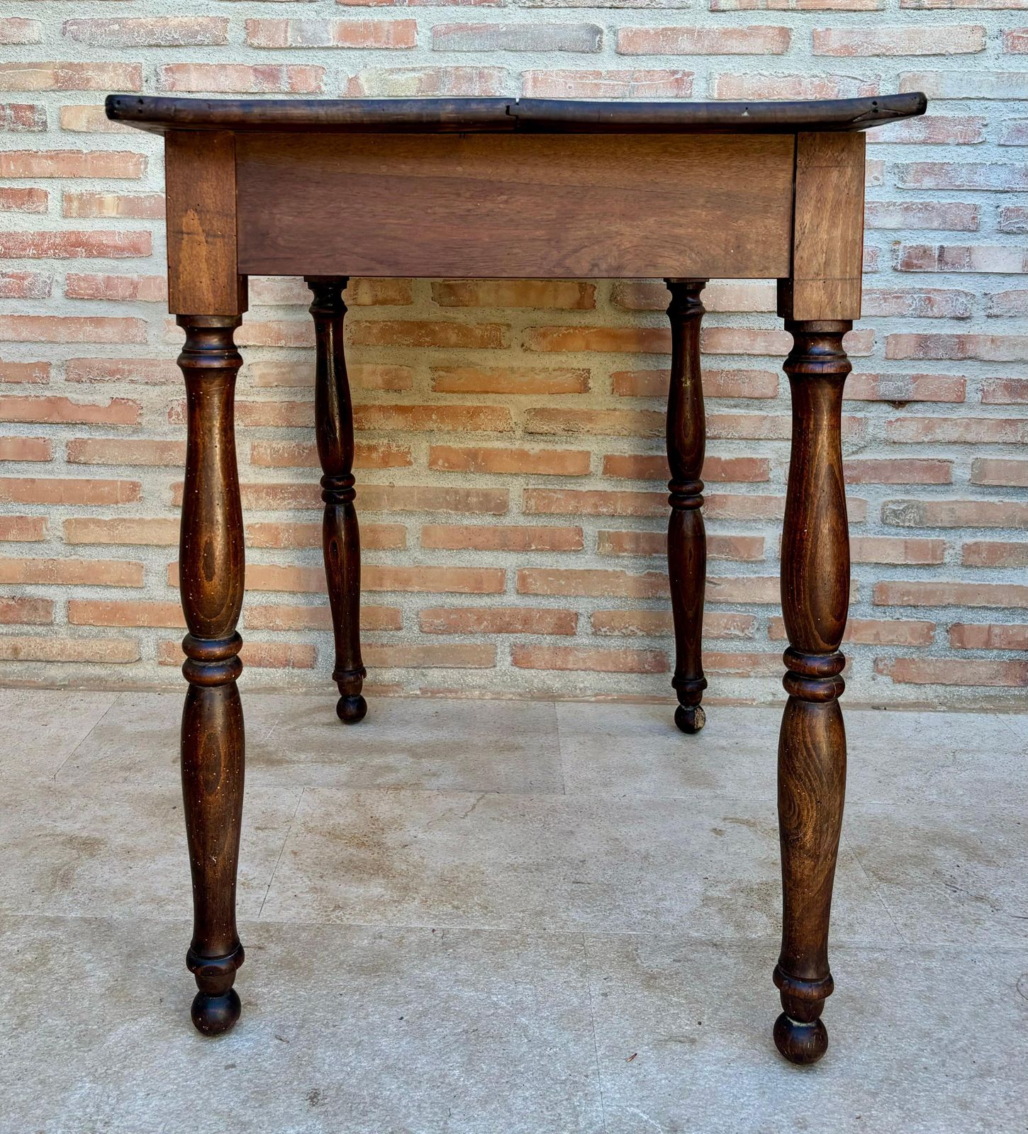 Table d'appoint ou table de travail française en chêne, début du XXe siècle, années 1920 photo Mobilier