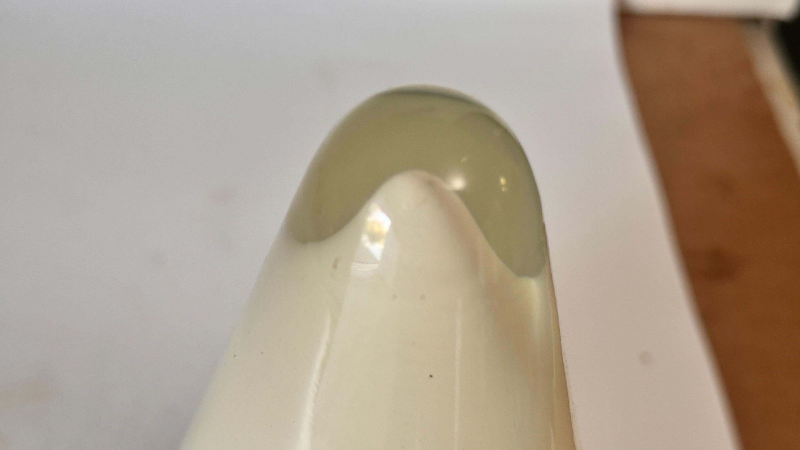 Glass Cone Opalescent  Table Lamps France 1970 photo 372.0