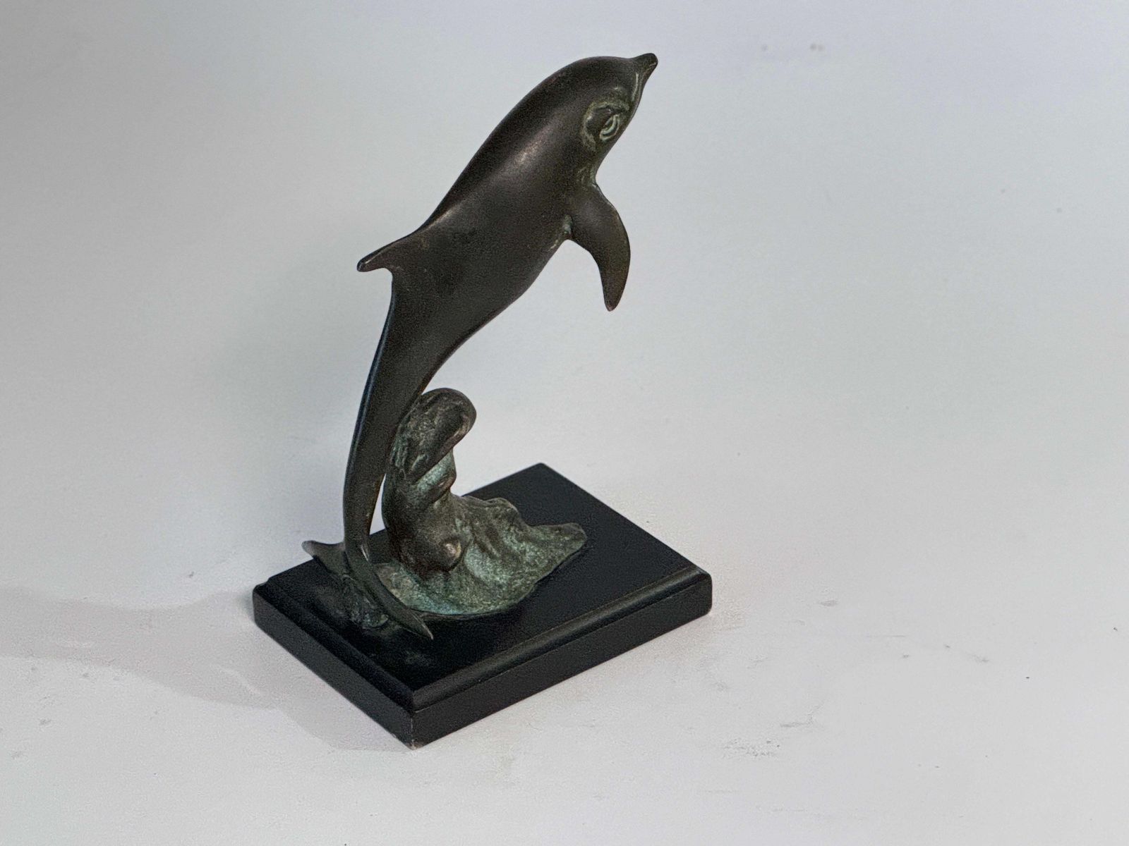 Rare And Magnificent Brutalist Bronze Dolphin Sculpture, 1970s, France photo buy