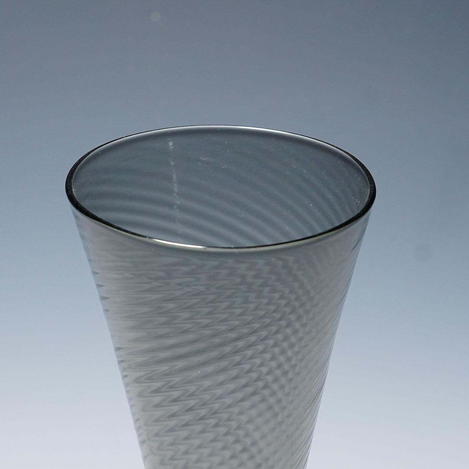 Glass Vase Vetro Soffiato Venini Murano Ca. 1950s photo for sale