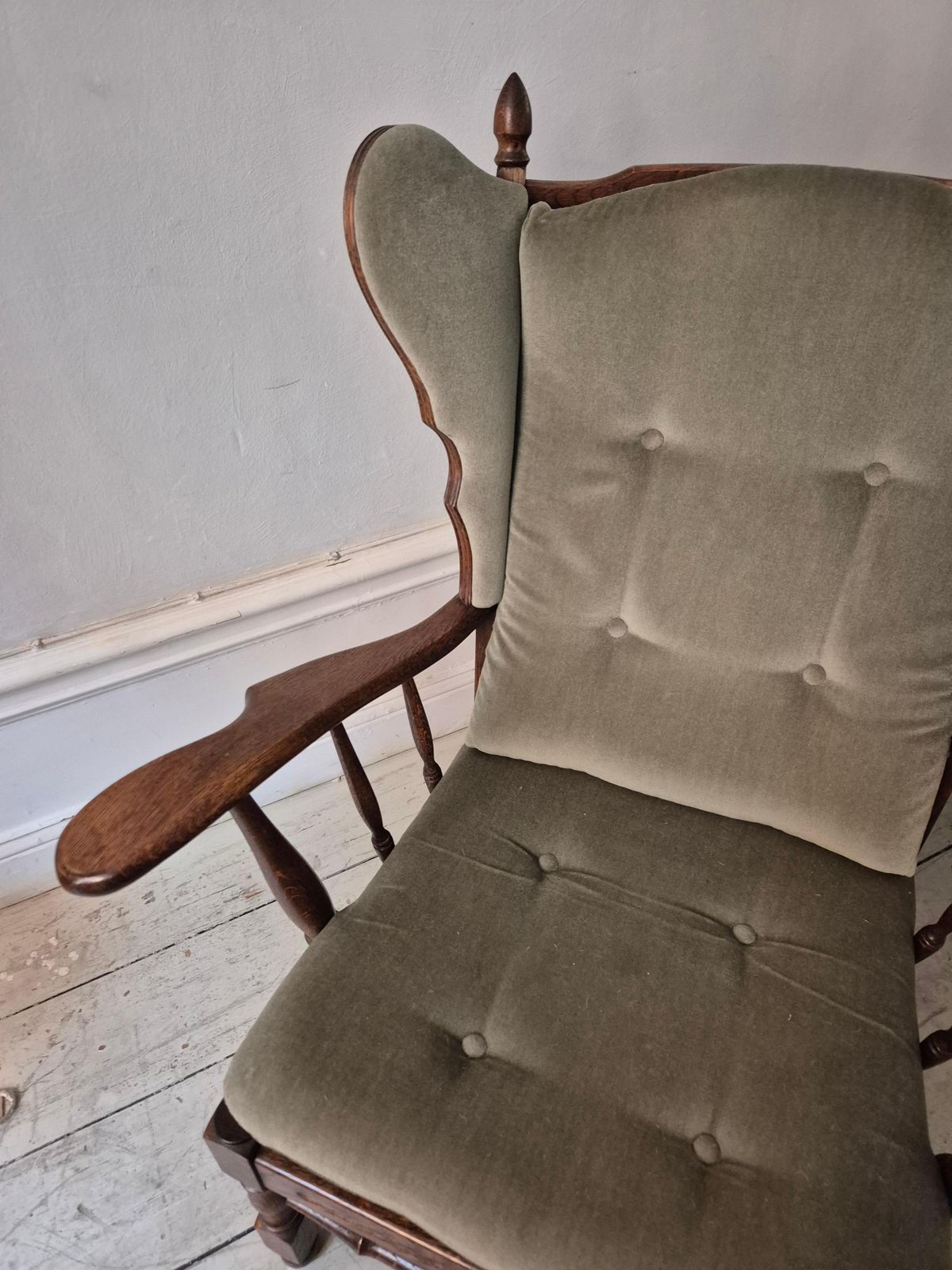 A Pair Of Wingback Chairs, Scandinavian, 1960/70s. photo Furniture