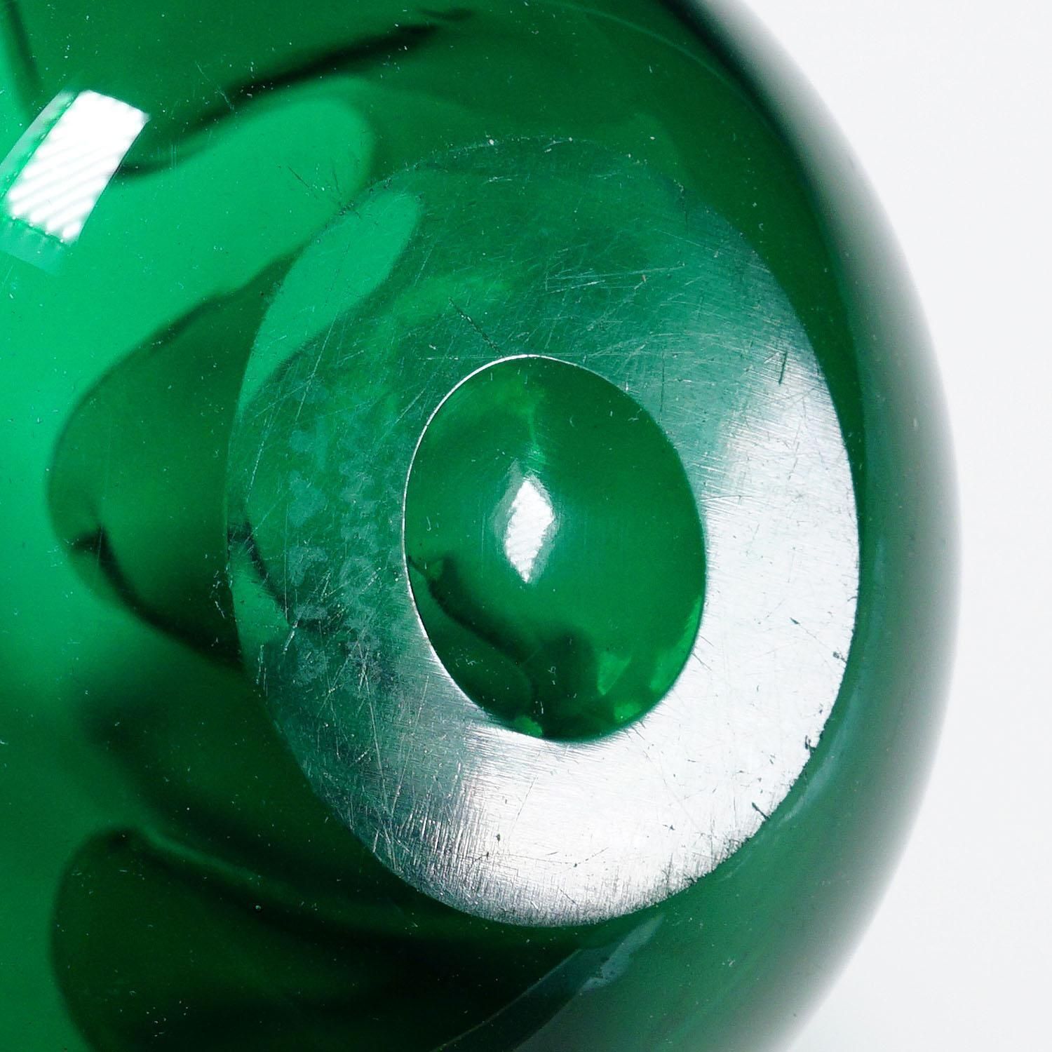 Venini Vase Fazzoletto In Green, Fulvio Bianconi 1950s photo vinterior