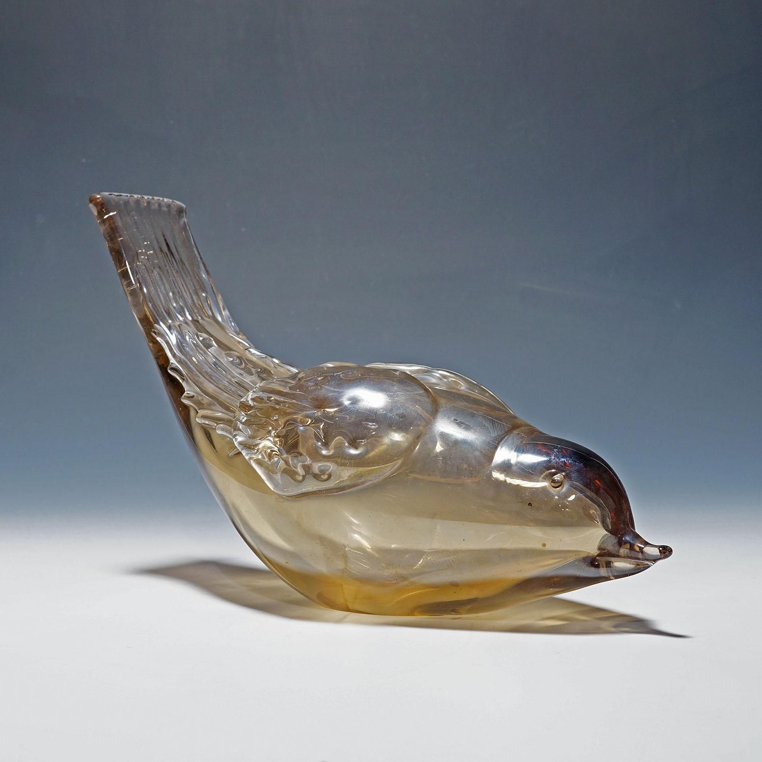 Bird Sculpture By Tyra Lundgren For Venini 1930s photo furniture