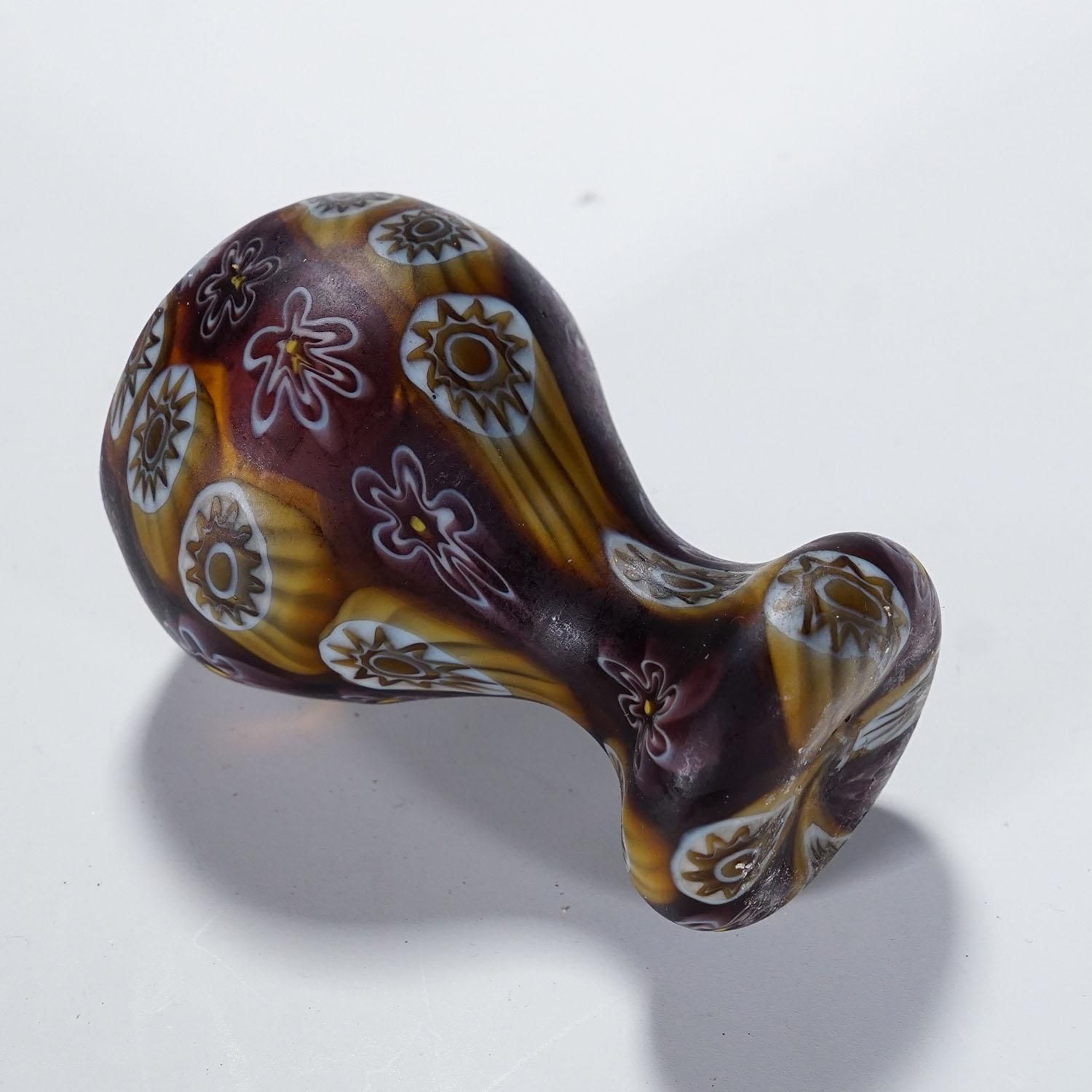 Antique Millefiori Vase By Fratelli Toso Murano Early 20th Century photo 290.0