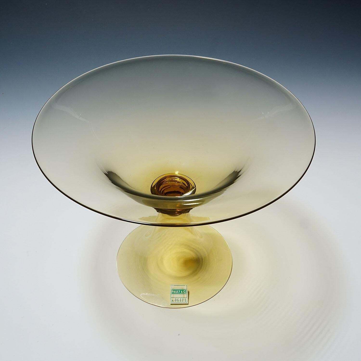 Vetro Soffiato Centerpiece By Guido Balsamo Stella Attr. For C.V.M. Pauli & Cia. photo buy