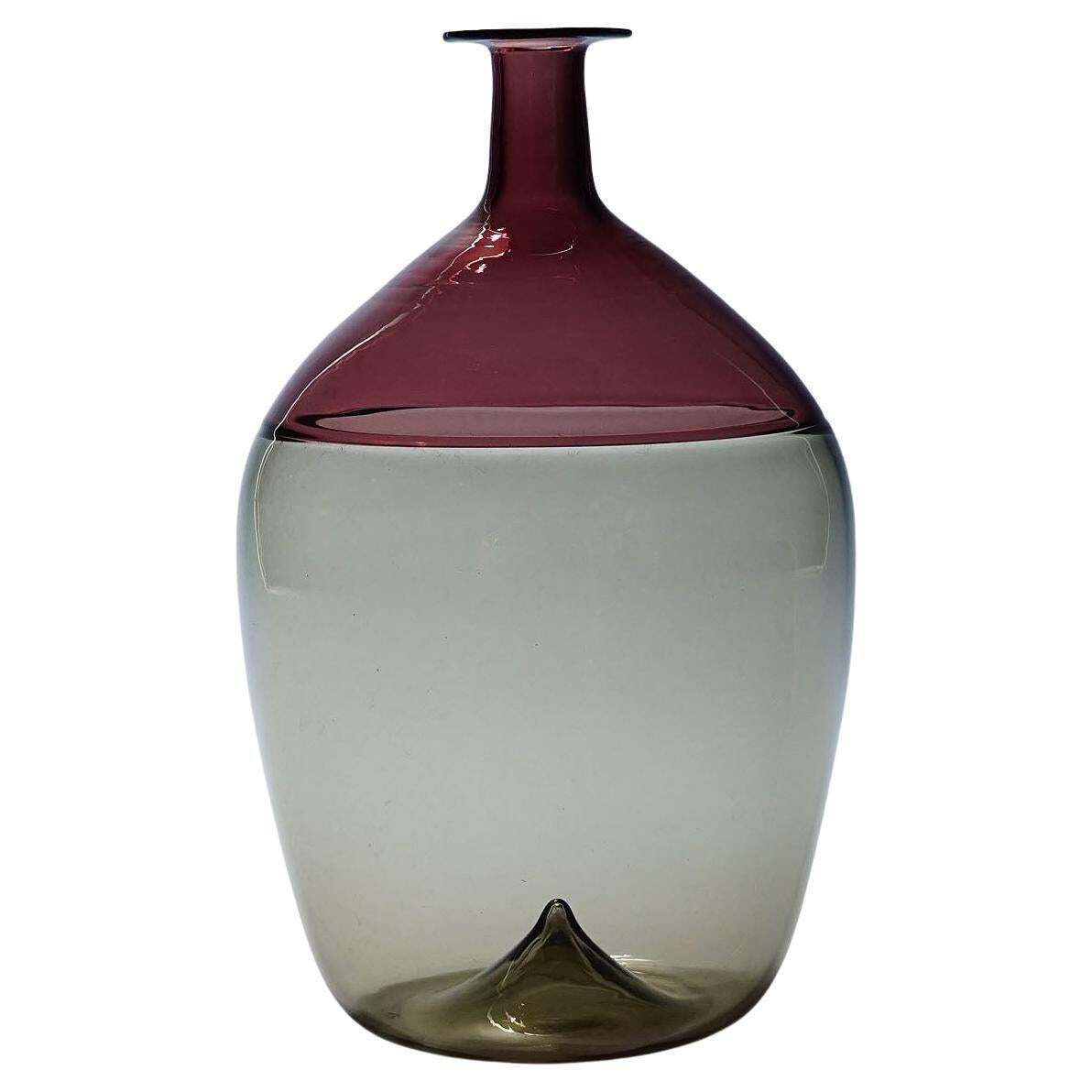 Art Glass Vase 'Bolle ' By Tapio Wirkkala For Venini, Murano 1966