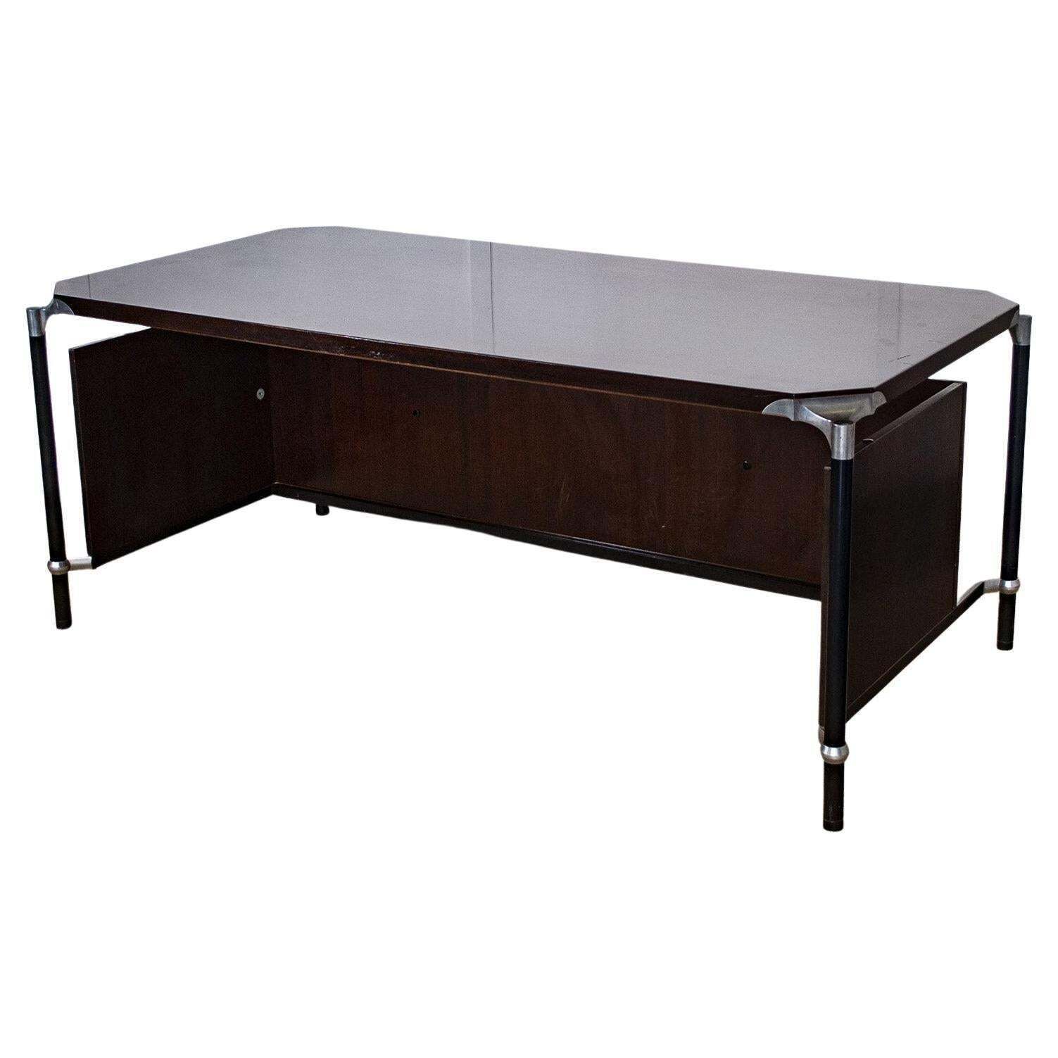 Ico Parisi Desk For Mim Rome From 1960s