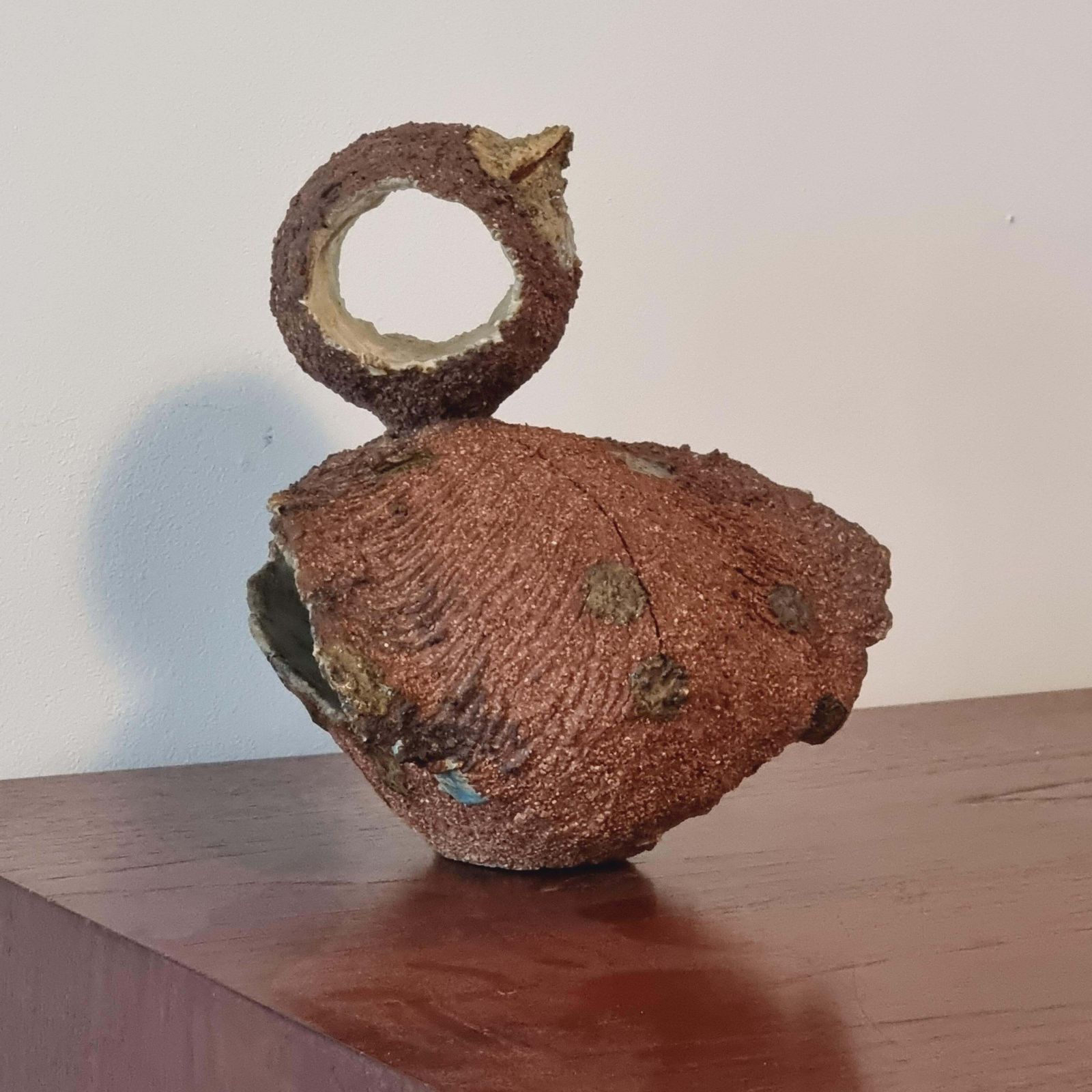 Tyra Lundgren, Sculpture In Stoneware, Sweden 1960s photo Art