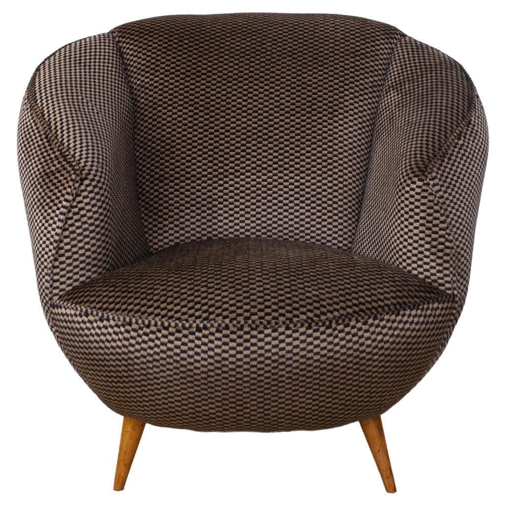 Gio Ponti In The Style Set Of Two Armchairs 1940s photo furniture