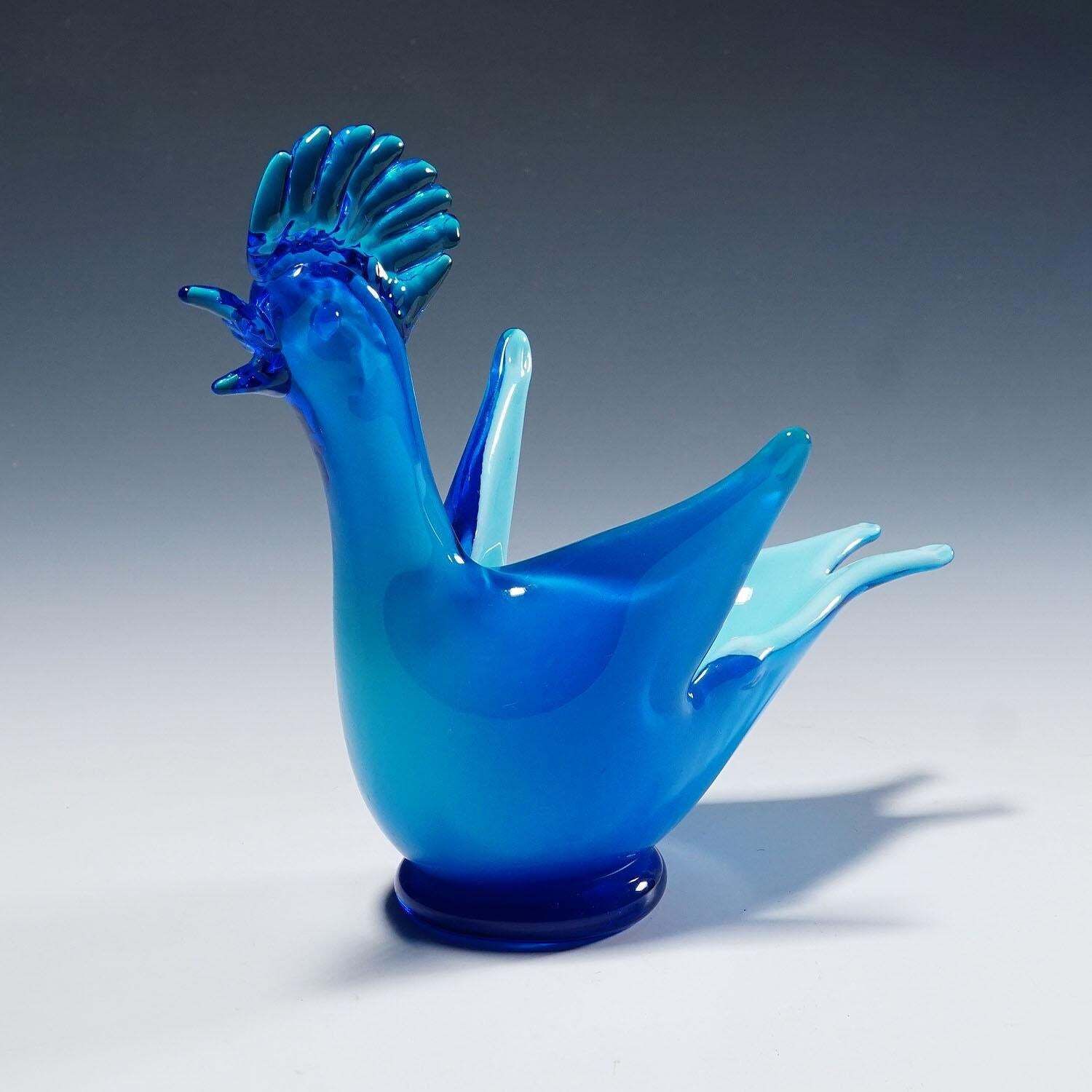 Dino Martens For Aureliano Toso Rooster Sculpture 1952 photo furniture