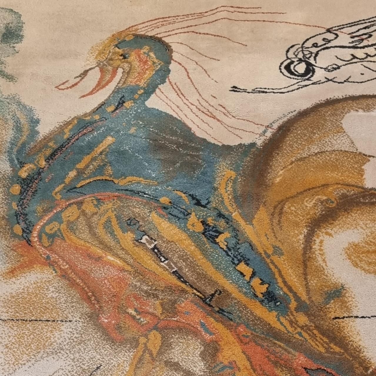 Carpet, After Salvador Dali, Ege Axminster, Denmark, Ca 274 X 179 Cm photo for sale