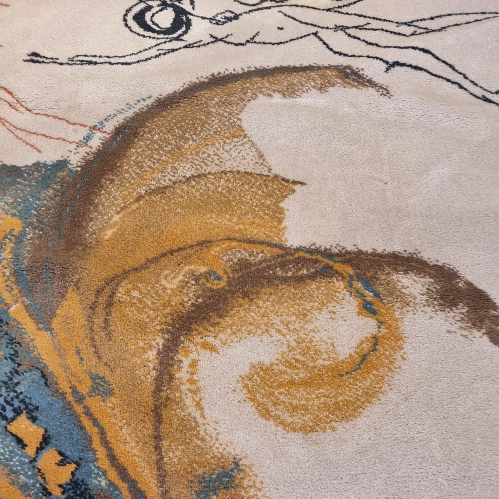 photo furniture Carpet, After Salvador Dali, Ege Axminster, Denmark, Ca 274 X 179 Cm