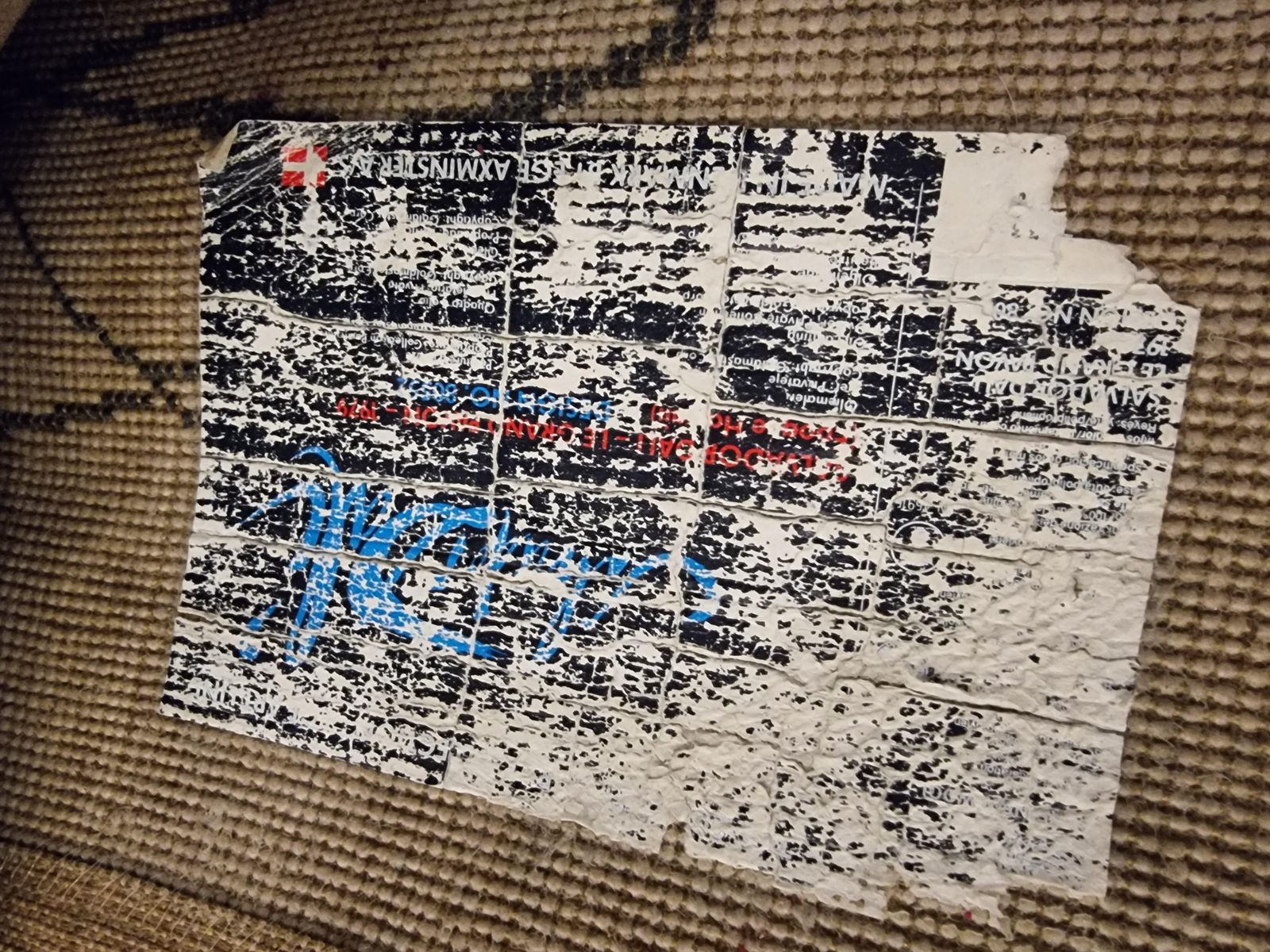 8691.0 Carpet, After Salvador Dali, Ege Axminster, Denmark, Ca 274 X 179 Cm photo