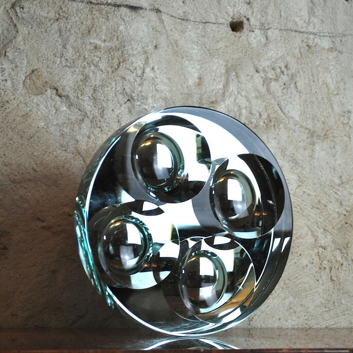 Fontana Arte Italian Midcentury Pocket Tray Ashtray, 1950s photo 968.0