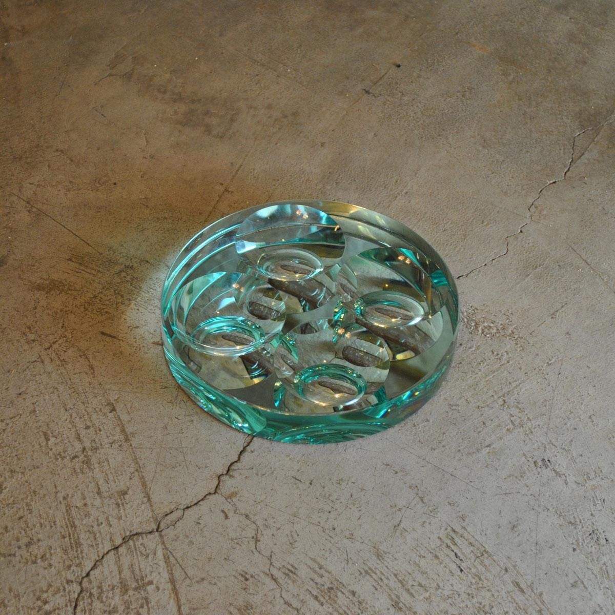 photo furniture Fontana Arte Italian Midcentury Pocket Tray Ashtray, 1950s