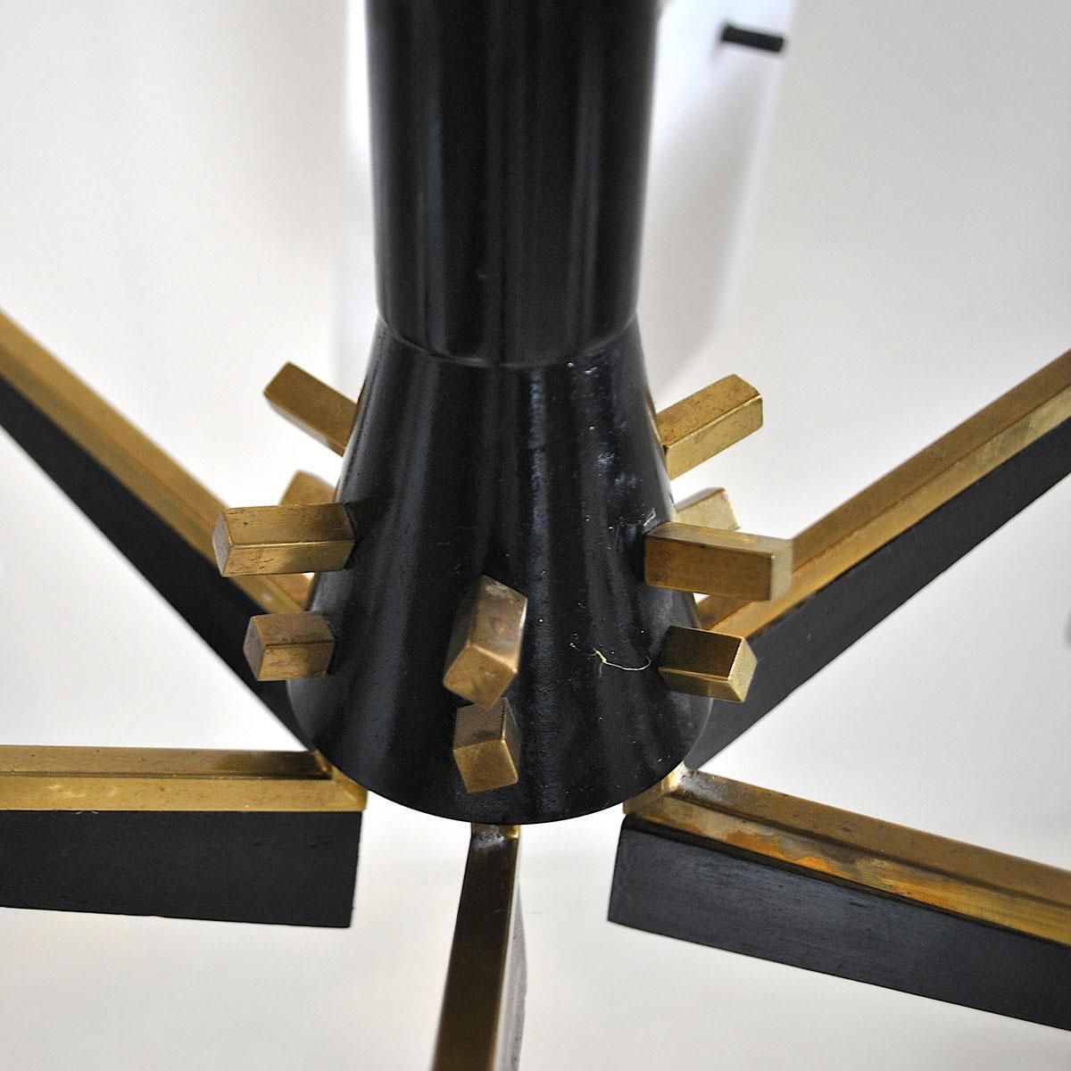 photo vinterior Stilux Chandelier Italian Midcentury From The 1960s