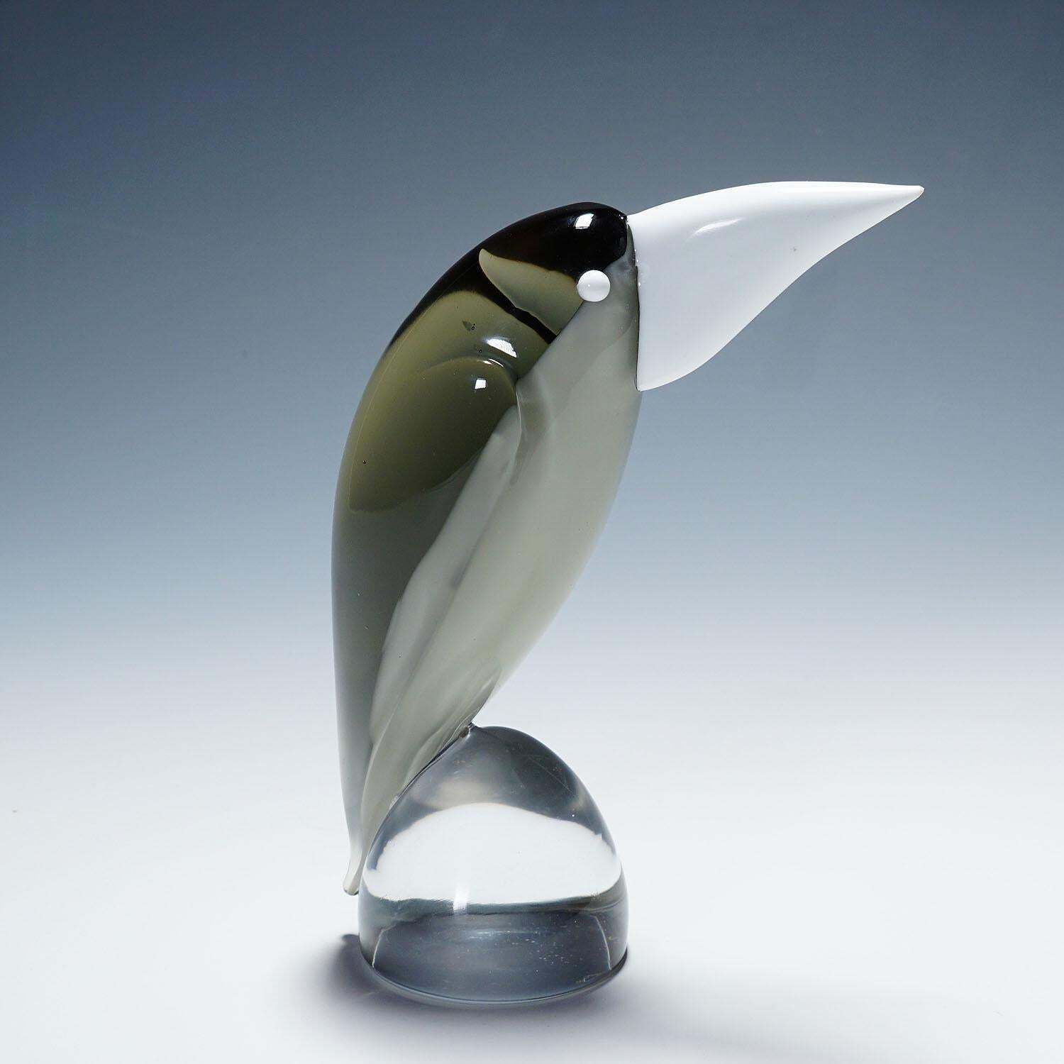 Grosbeak Glazen Sculptuur Van Livio Seguso Voor Gral Germany, Ca. Jaren 1970 photo for sale