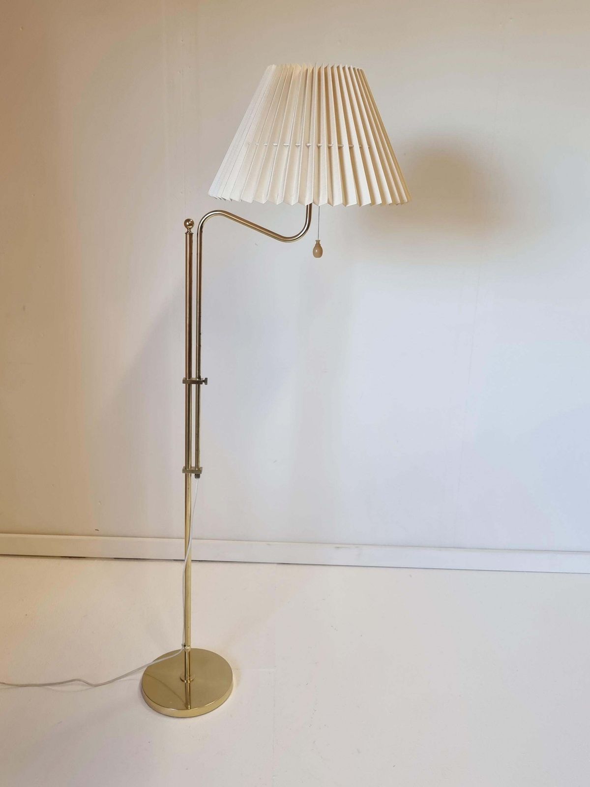 photo for sale Bergboms, Adjustable Floor Lamp G 132 In Brass, Scandinavian / Midcentury Modern