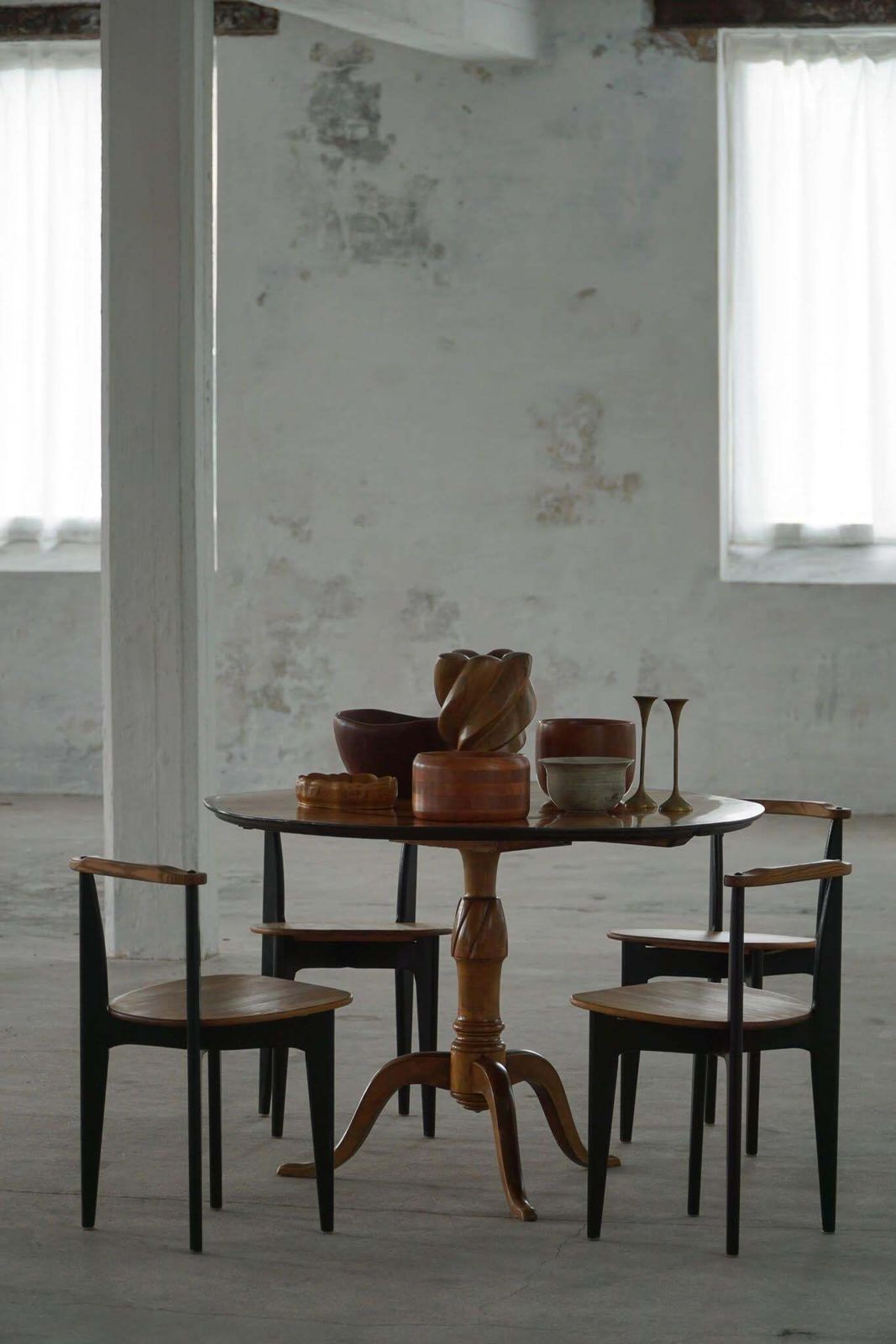 Set Of 4 Chairs 'Thema' In Pine By Yngve Ekström, Swedese, Swedish Modern, 1954. photo for sale