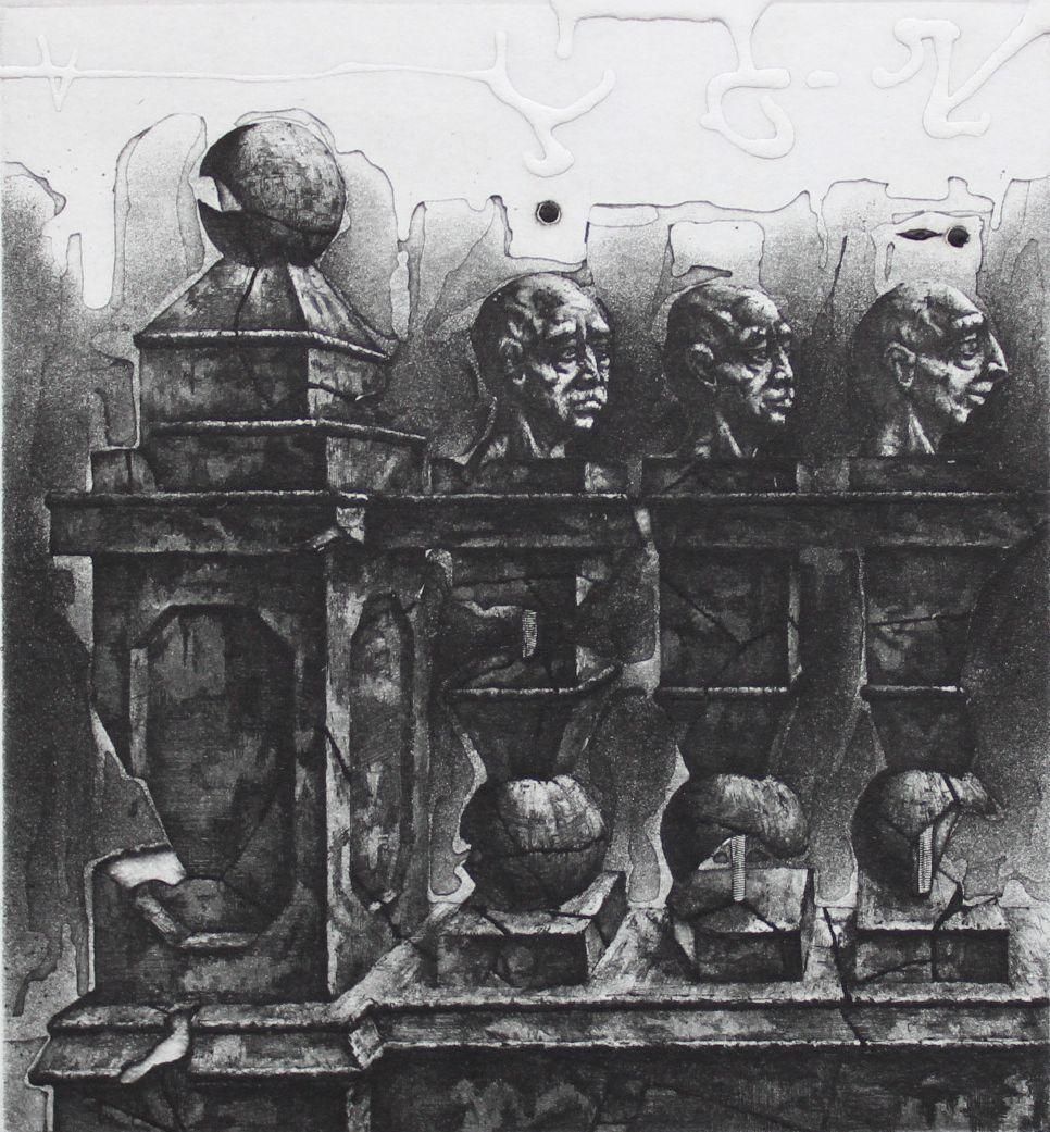 Podolczak Igorarchitectural Details Catalogue 6, Paper/Etching, 57/75, 10x9 Cm, 19901990