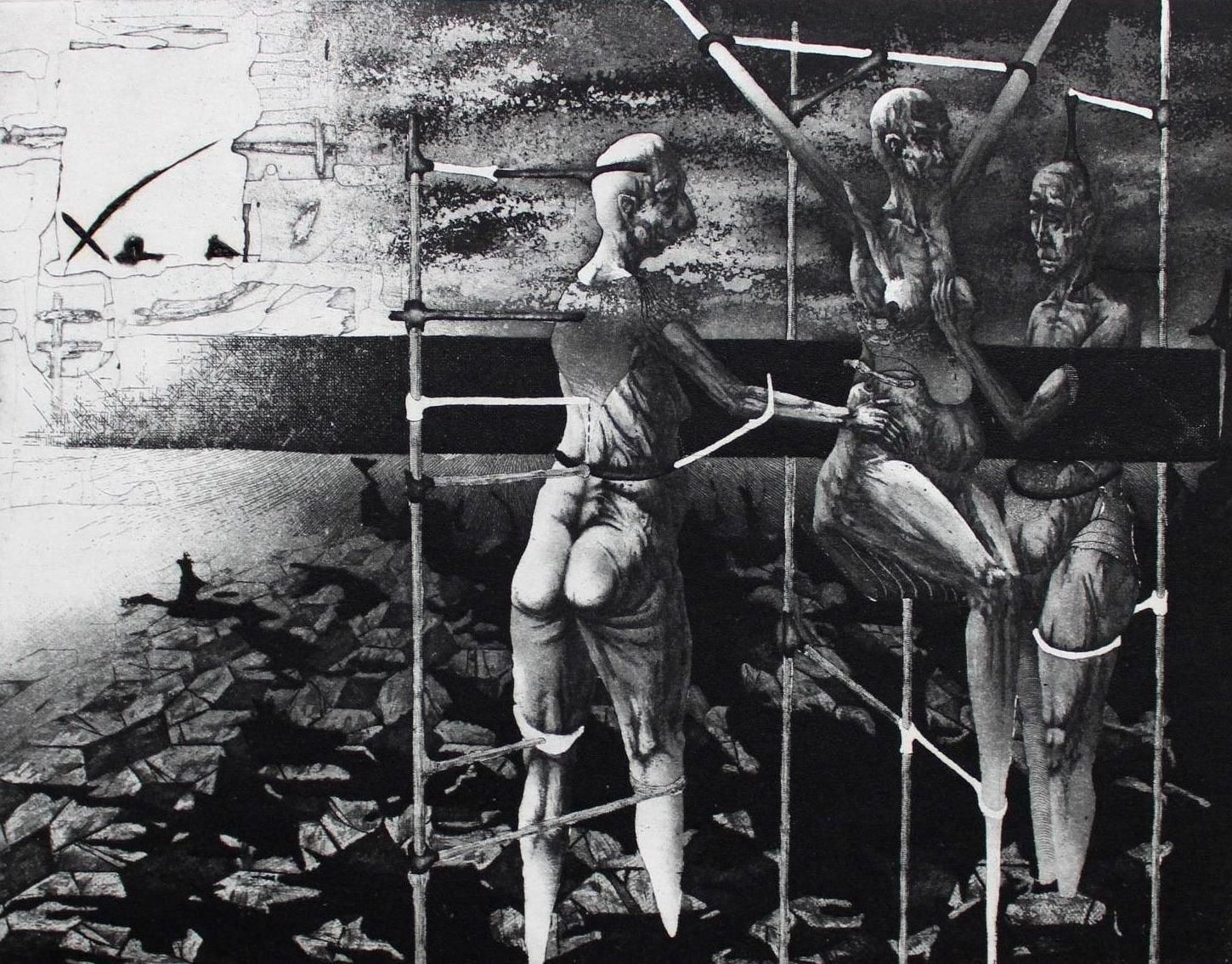 Podolczak Igorakinesia  Paper/Etching, 14x18 Cm, 19891989