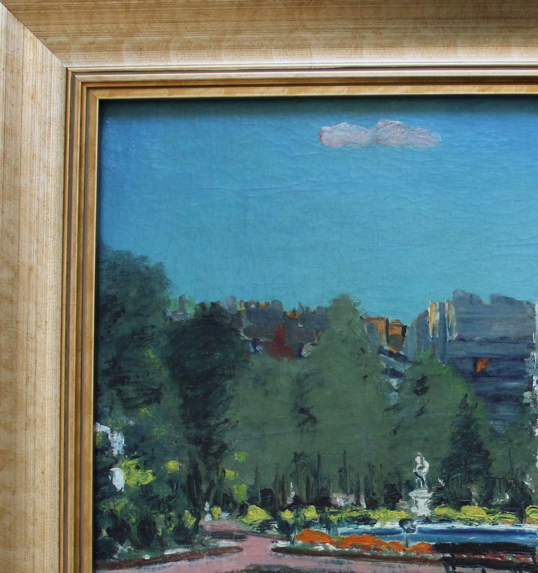 Rudolfs Pinnisluxembourg Garden, 47x54 Cm, Oil/Cardboard, 19391939 photo vinterior