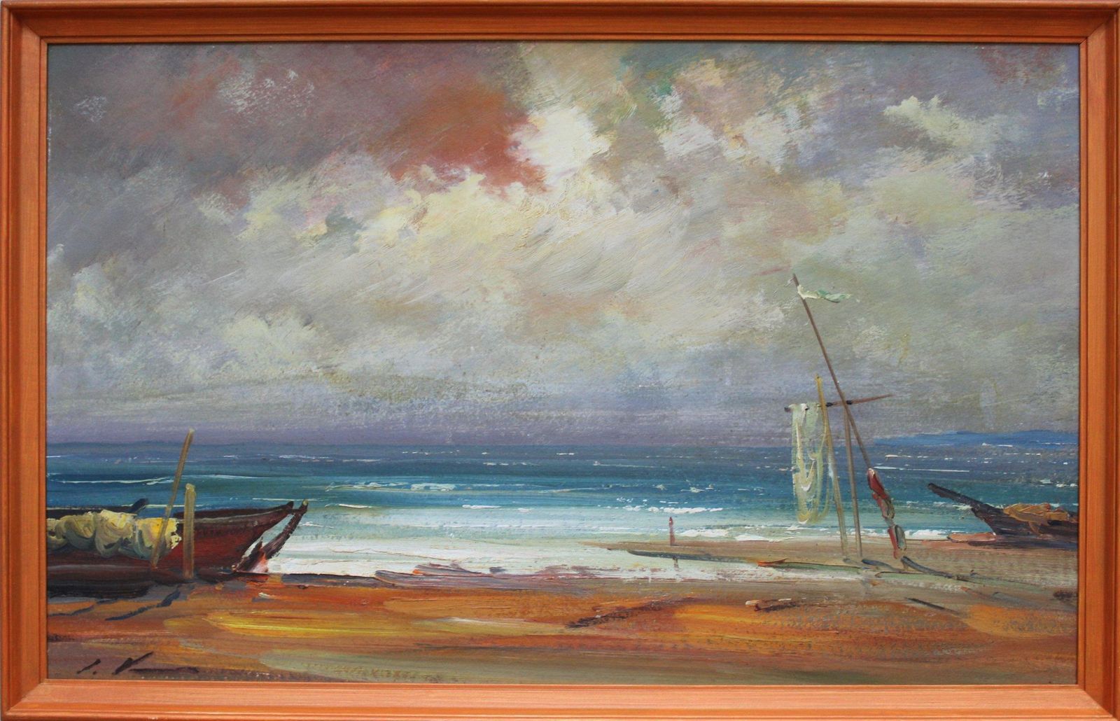 Stanislav Kreicsthe Storm Has Passed. 1978, Cardboard, Oil, 40x64 Cm1978 photo furniture
