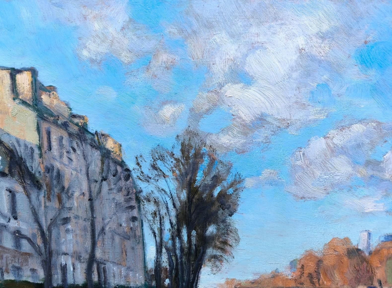 Vladimir Ilibayev Spring In Paris.Cardboard/ Oil, 47 X 59 Cm, 20252025 photo buy