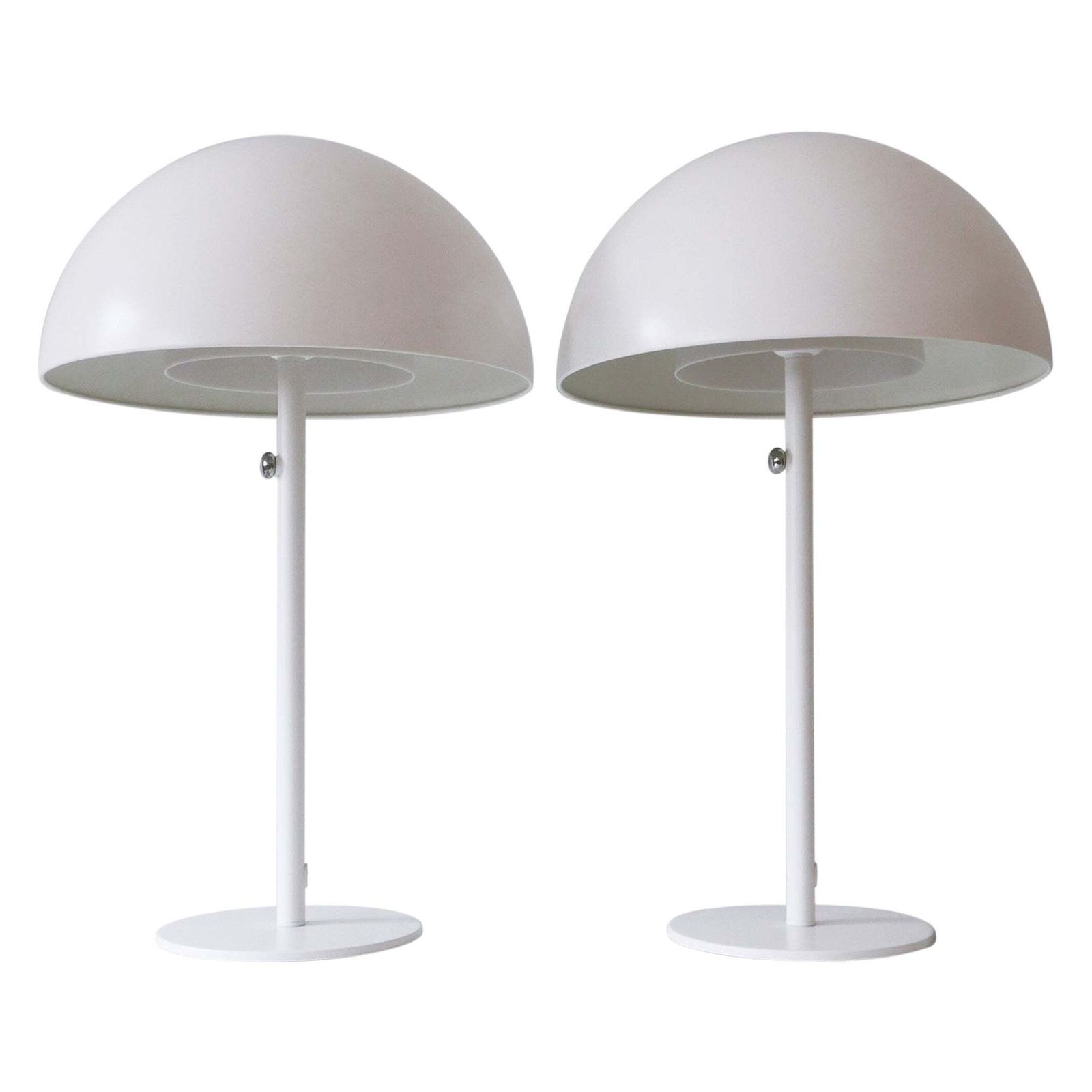 Set Of Two Gorgeous Huge Table Lamps 'Brasa 365' By Ikea Sweden 2000s