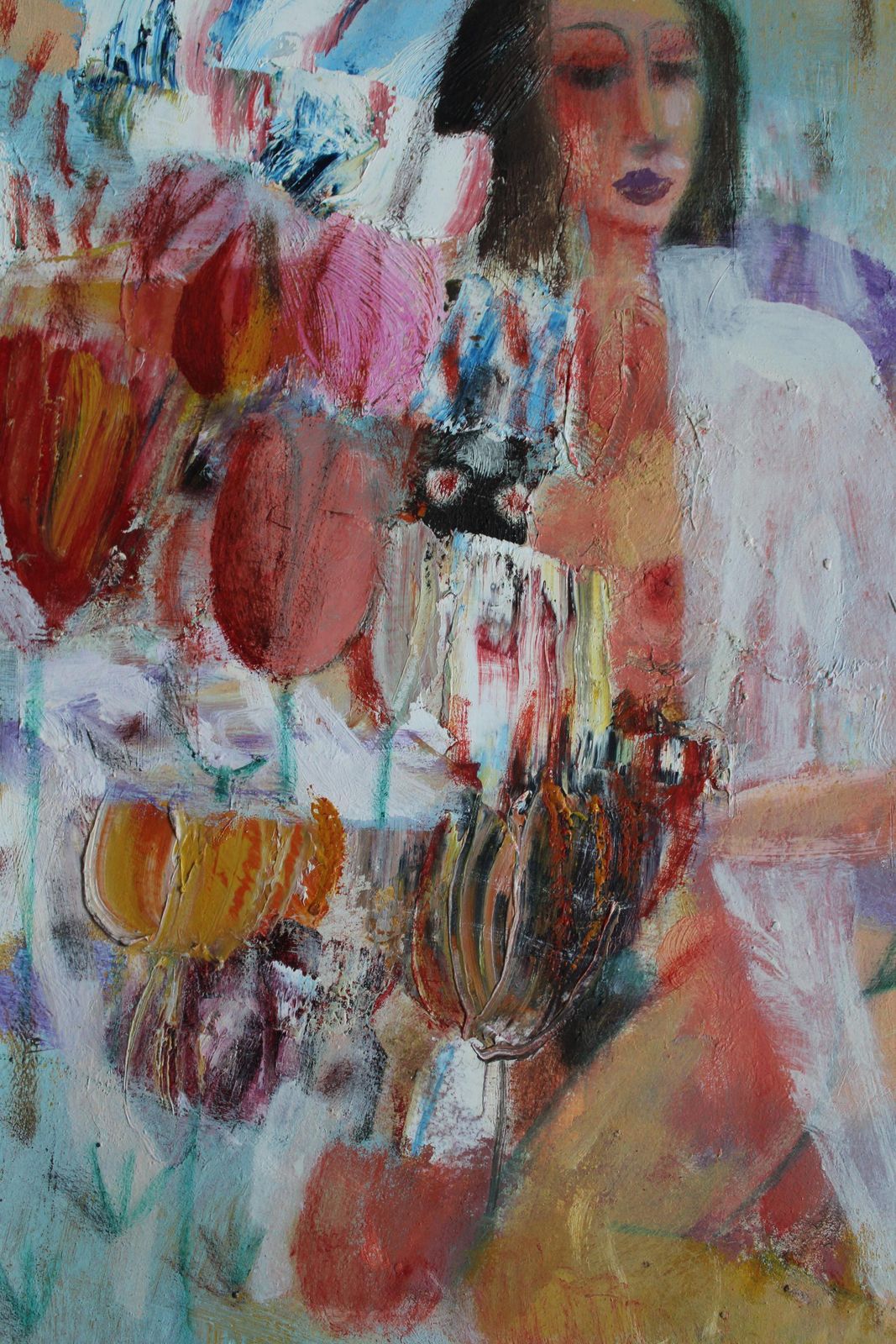Uldis Krauzegarden, Oil/Cardboard, 44.5x28 Cm, 20032023 photo 389.0