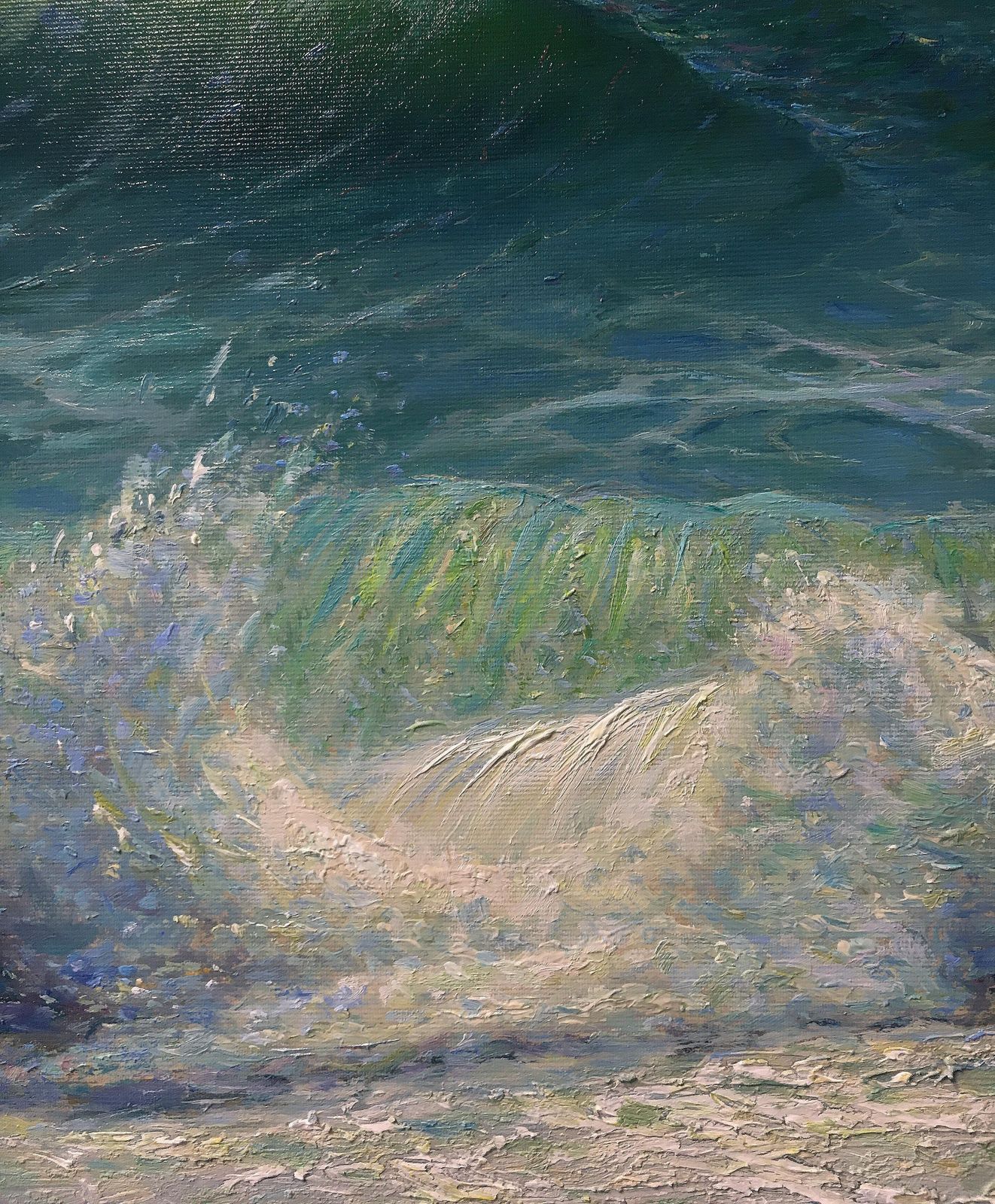 Igor Maikovblack Blue Sea,  Oil/Canvas, 80x100 Cm, 2022.2022 photo Art
