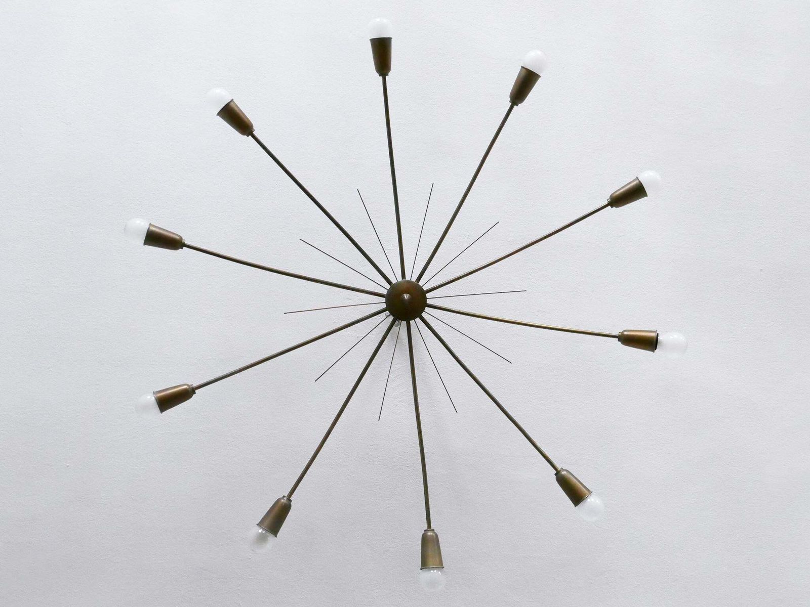 Gigantic Sputnik Chandelier Or Ceiling Light Sun By J.T. Kalmar, Austria, 1950s photo furniture