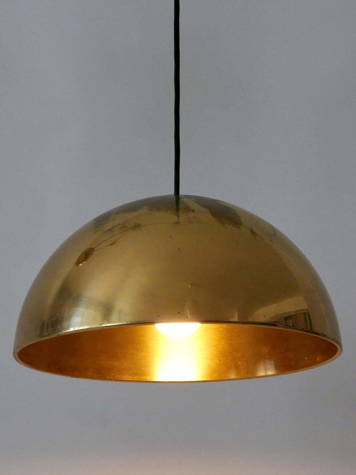 photo buy Elegant Mid Century Counterweight Brass Pendant Lamp By Florian Schulz 1960s