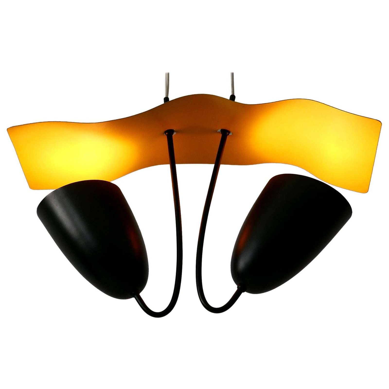 Lovely Mid Century Modern Pendant Lamp Or Hanging Light Germany 1960s