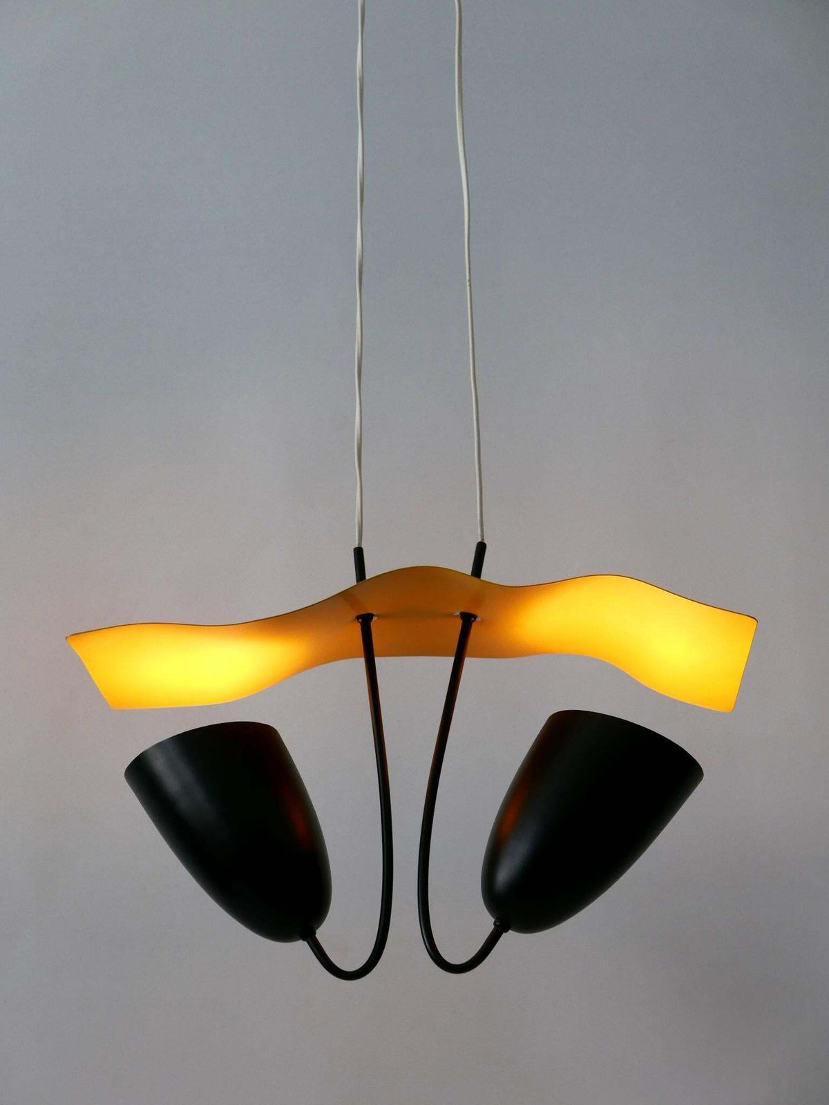 Lovely Mid Century Modern Pendant Lamp Or Hanging Light Germany 1960s photo 3362.0
