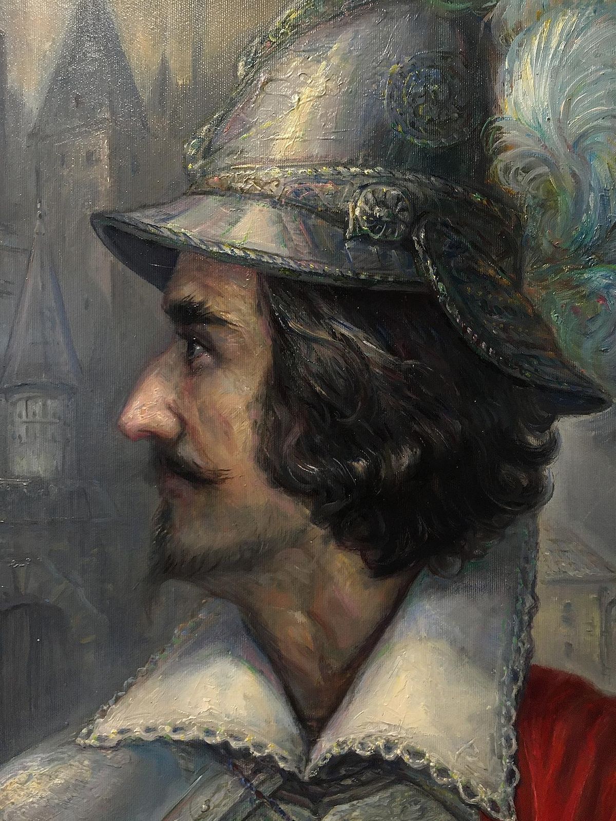 Igor Maikovnice Chess Game Triptih  Oil/Canvas, 100x70 Cm, 100x100 Cm, 100x70 Cm, 20152015 photo vinterior