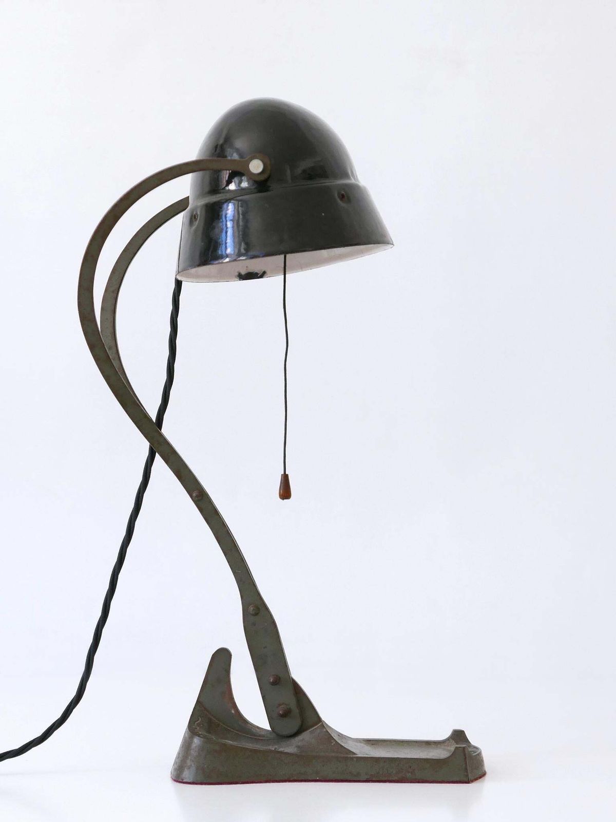 photo vinterior Rare & Elegant Art Nouveau Desk Light Or Table Lamp 'Rein Licht' 1910s Germany