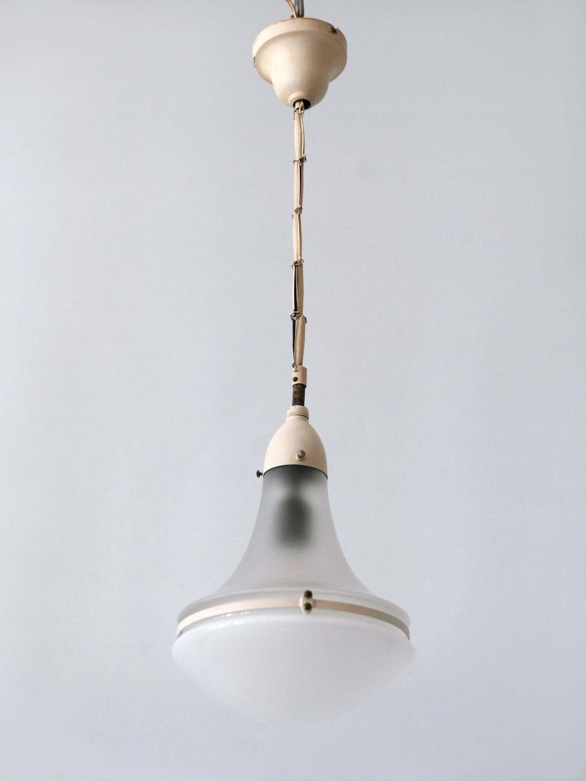 Elegant 'Luzette' Pendant Lamp By Peter Behrens For Siemens Schuckert 1910s photo vintage