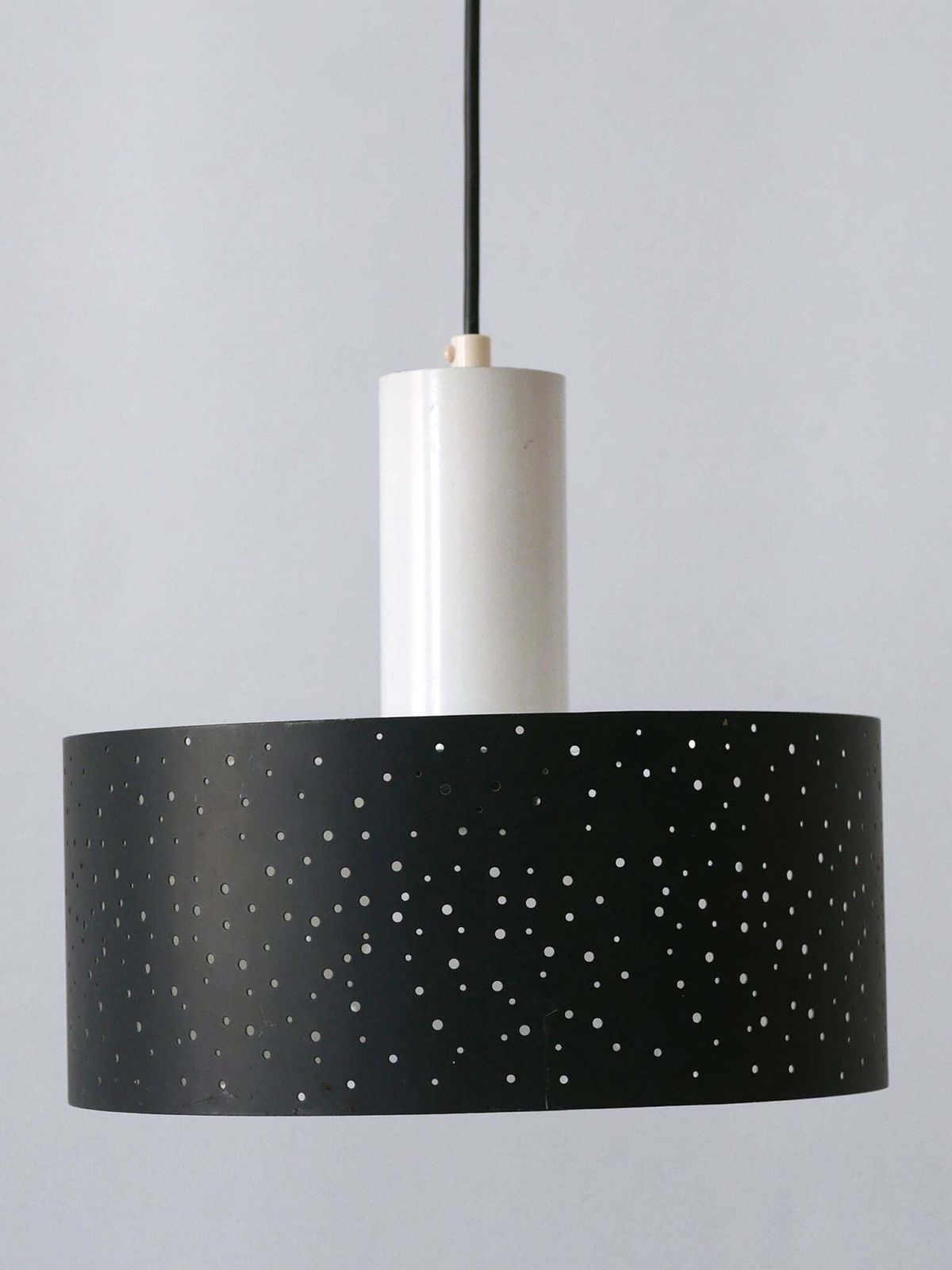 Elegant Mid Century Modern Pendant Lamp By Ernest Igl For Hillebrand 1960s photo vintage