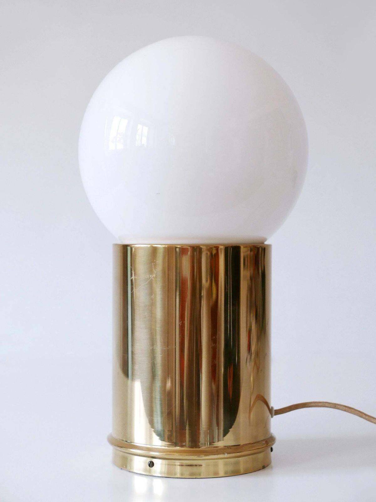 Elegant Mid Century Modern Table Lamp By Vereinigte Werkstätten Germany 1960s photo for sale