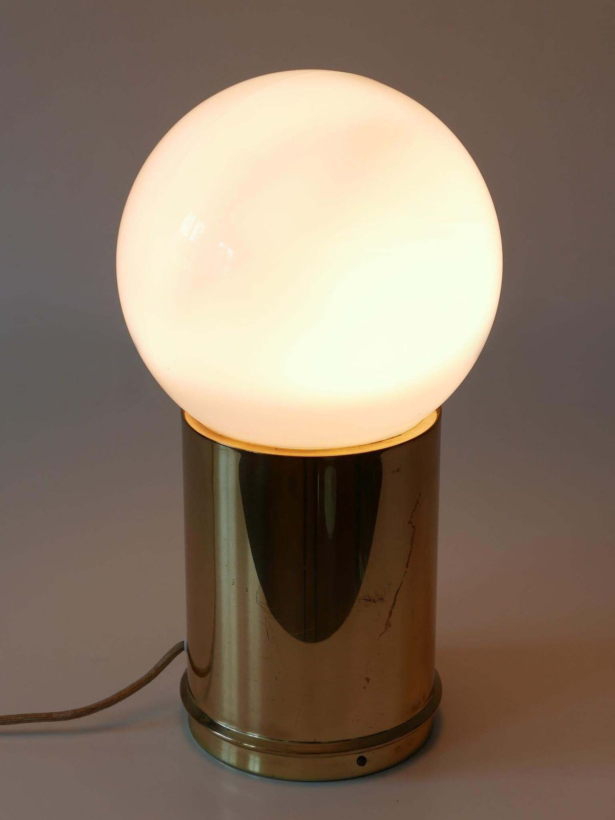 photo buy Elegant Mid Century Modern Table Lamp By Vereinigte Werkstätten Germany 1960s