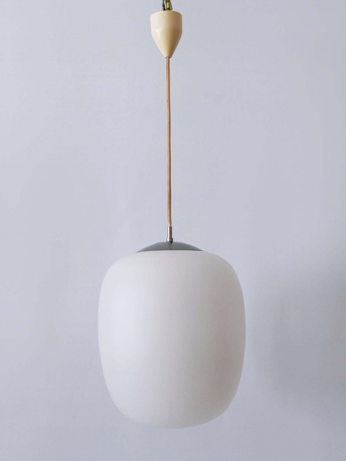 1 Of 2 Pendant Lamp Düren By Wilhelm Wagenfeld For Peill & Putzler Germany 1950s photo vinterior