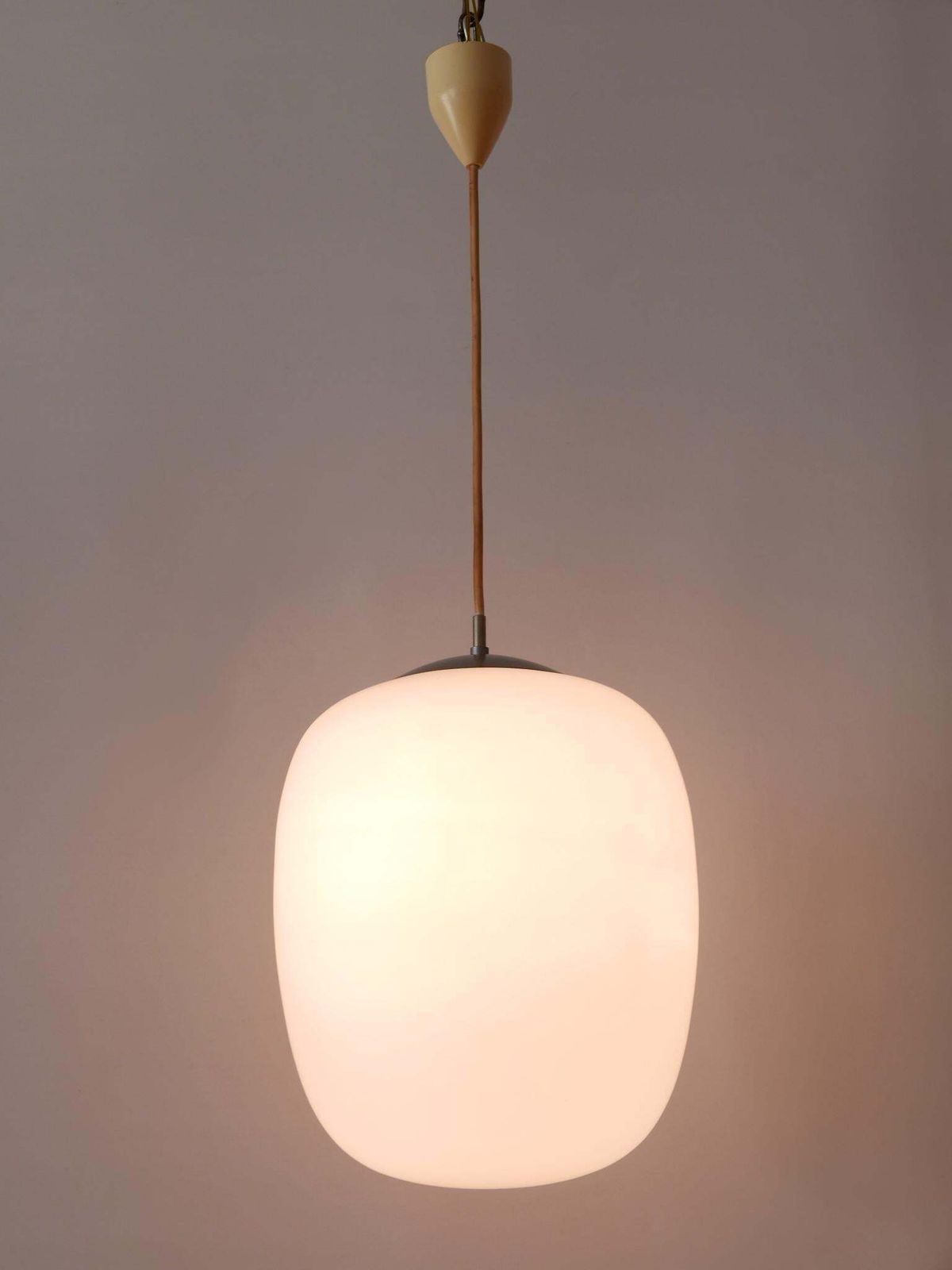 1 Of 2 Pendant Lamp Düren By Wilhelm Wagenfeld For Peill & Putzler Germany 1950s photo buy
