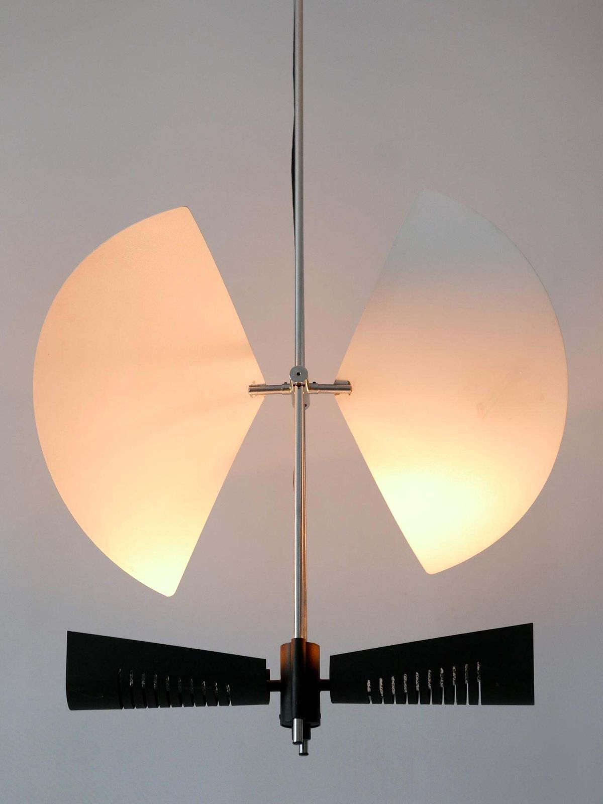 photo furniture Amazing Garcia Garay 'Enterprise' Wing Chandelier Or Ceiling Lamp Spain 1980s