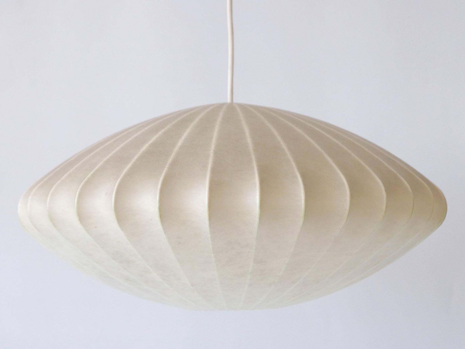 Rare Mid Century Modern Cocoon Pendant Lamp Or Hanging Light By Goldkant 1960s photo buy