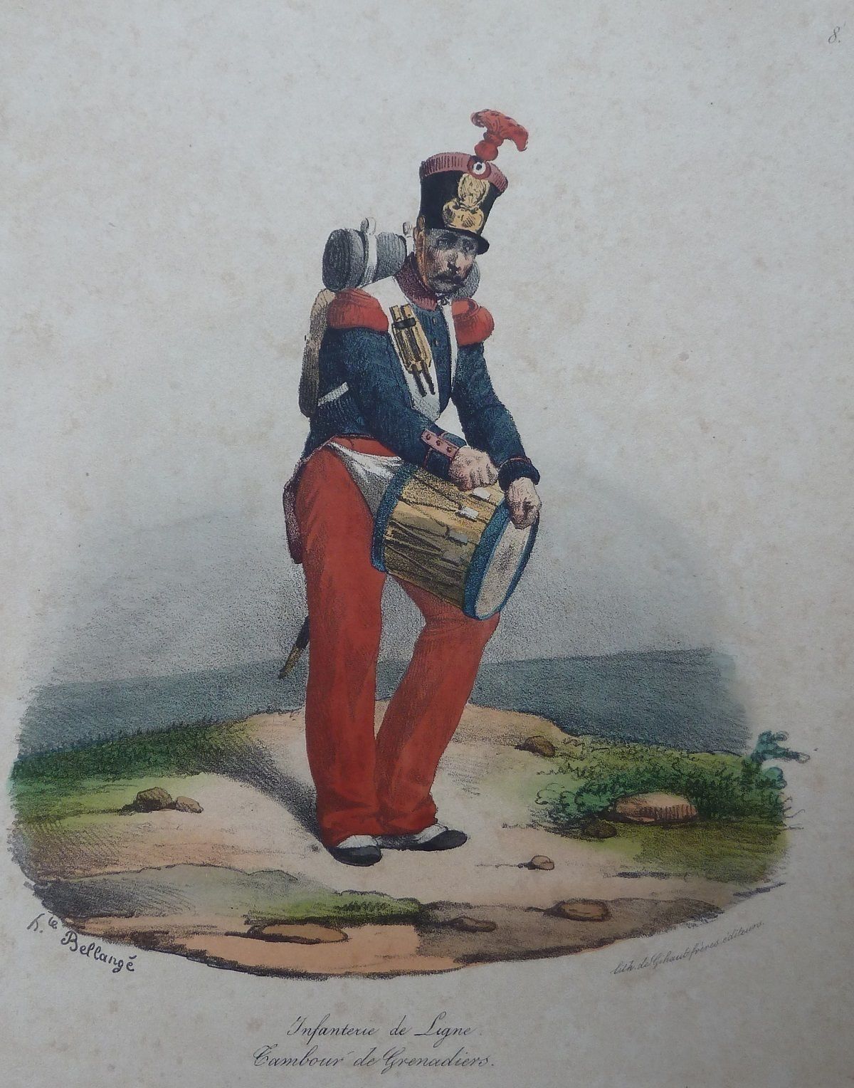 Line Infantry. Drum Of Grenadiers