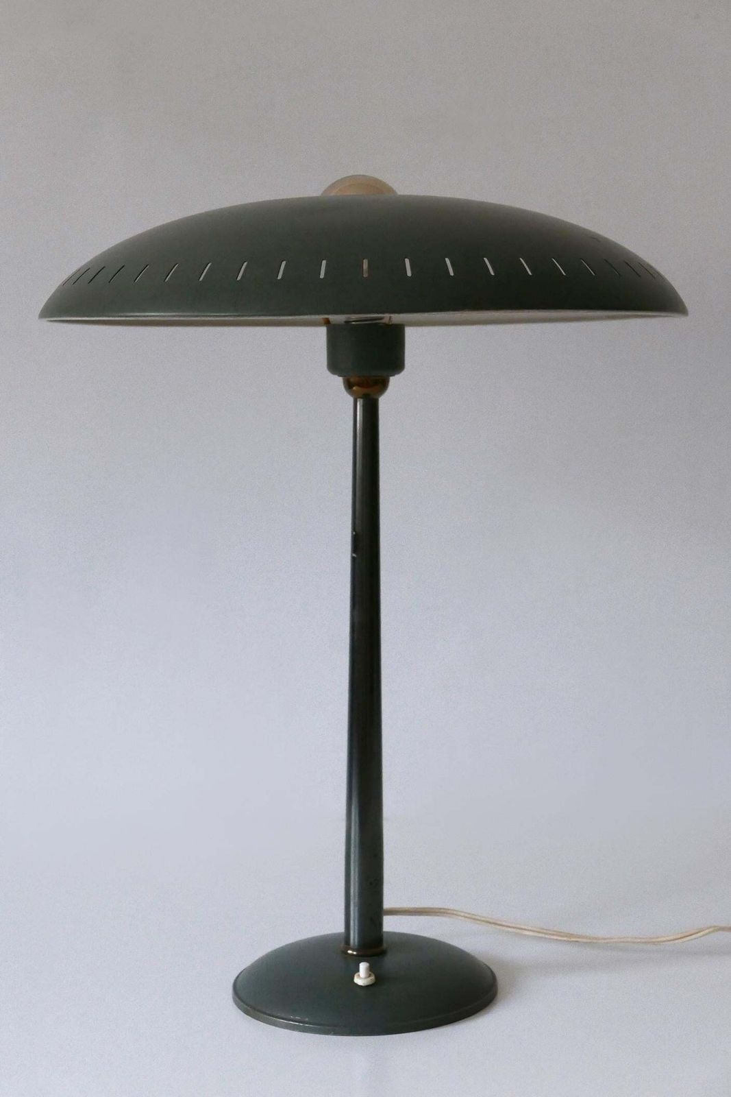Mid Century Timor Table Lamp Or Desk Light By Louis Kalff For Philips 1950s photo vinterior