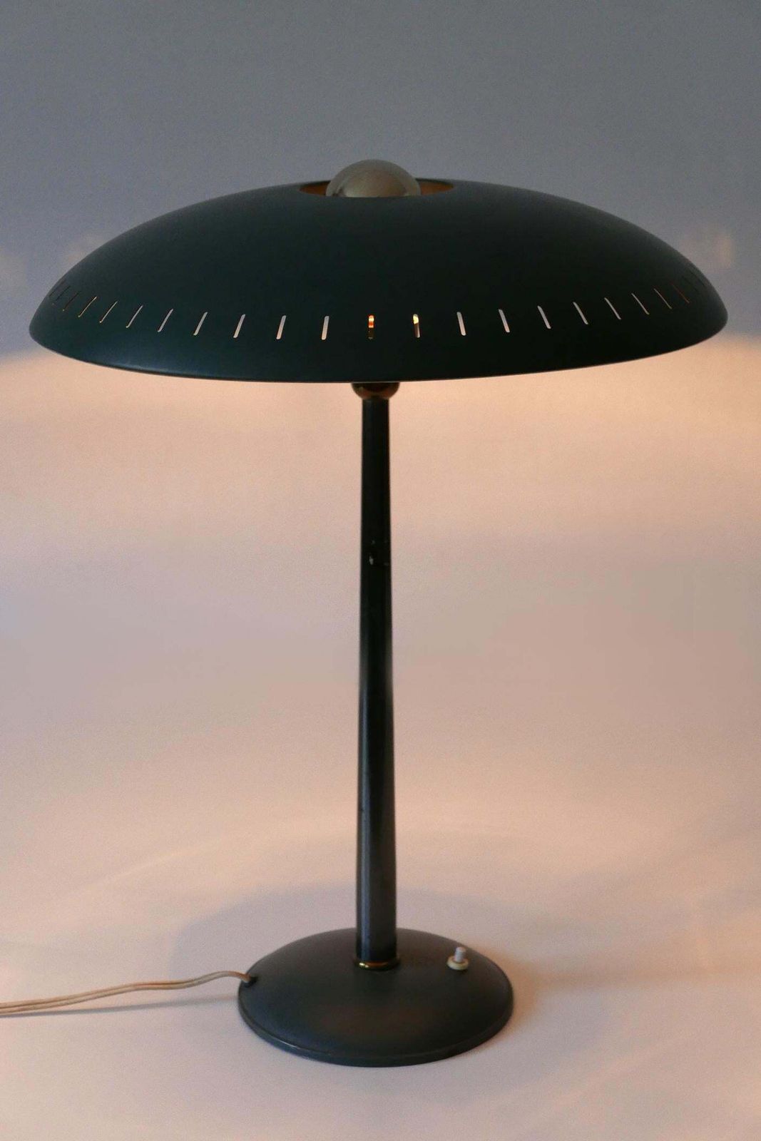 Lighting Mid Century Timor Table Lamp Or Desk Light By Louis Kalff For Philips 1950s photo